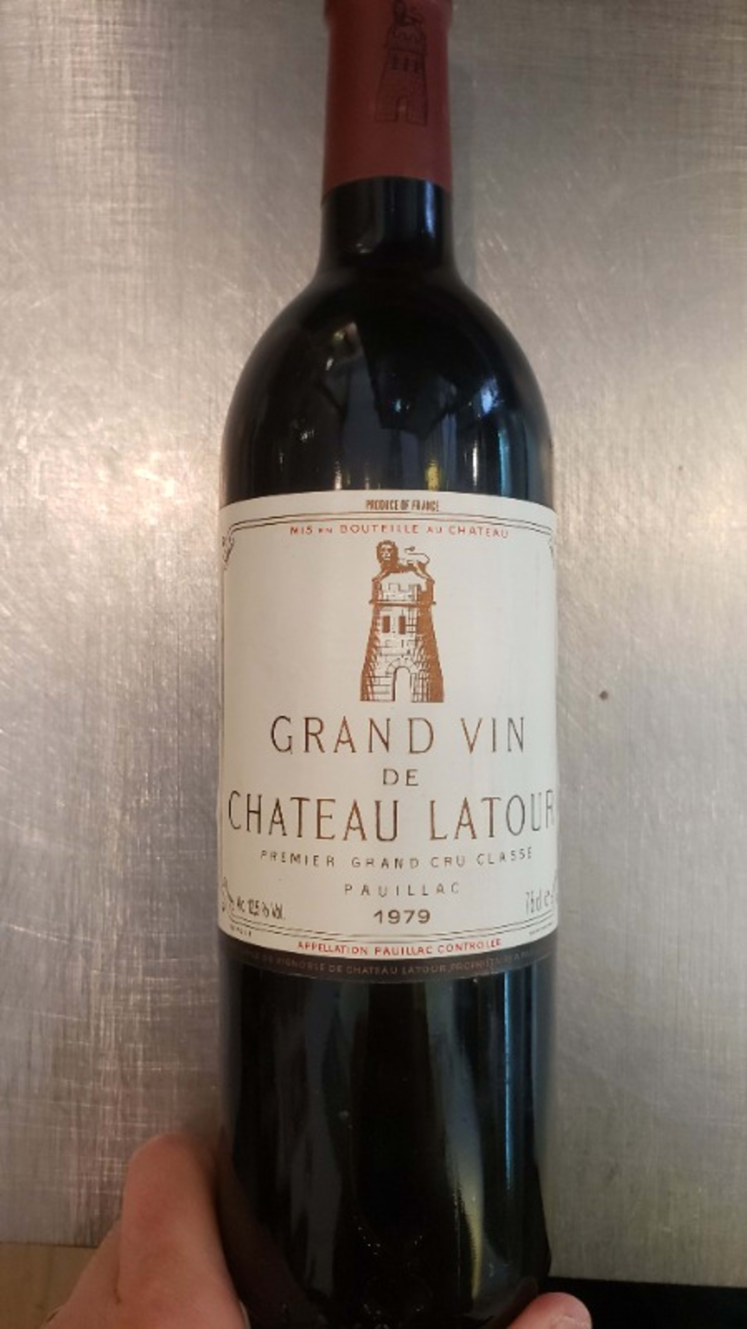 Grand Vin de château Latour, Pauillac, 1979
