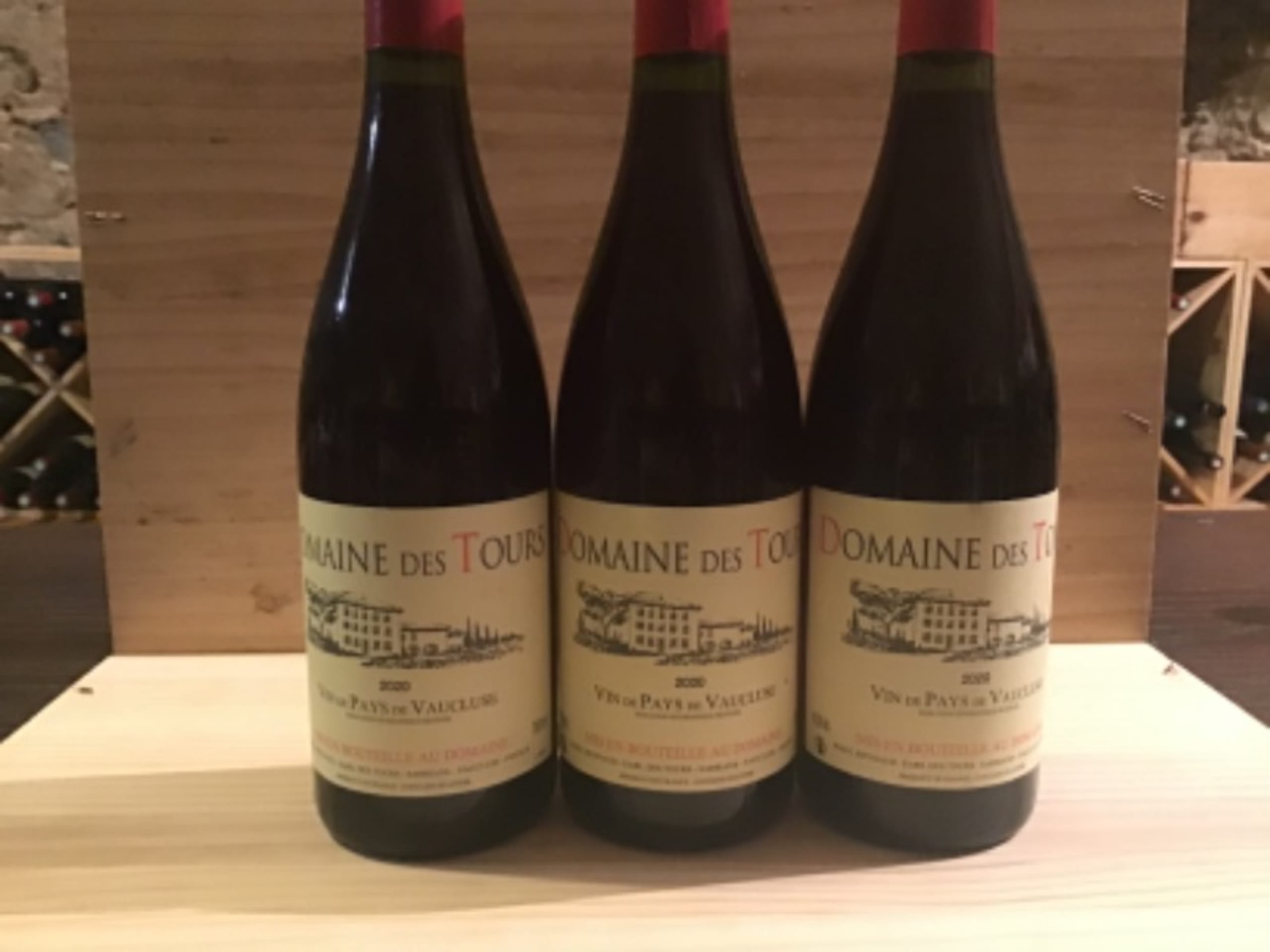 3 x Vin de Pays du Vaucluse, Domaine des tours, 2020