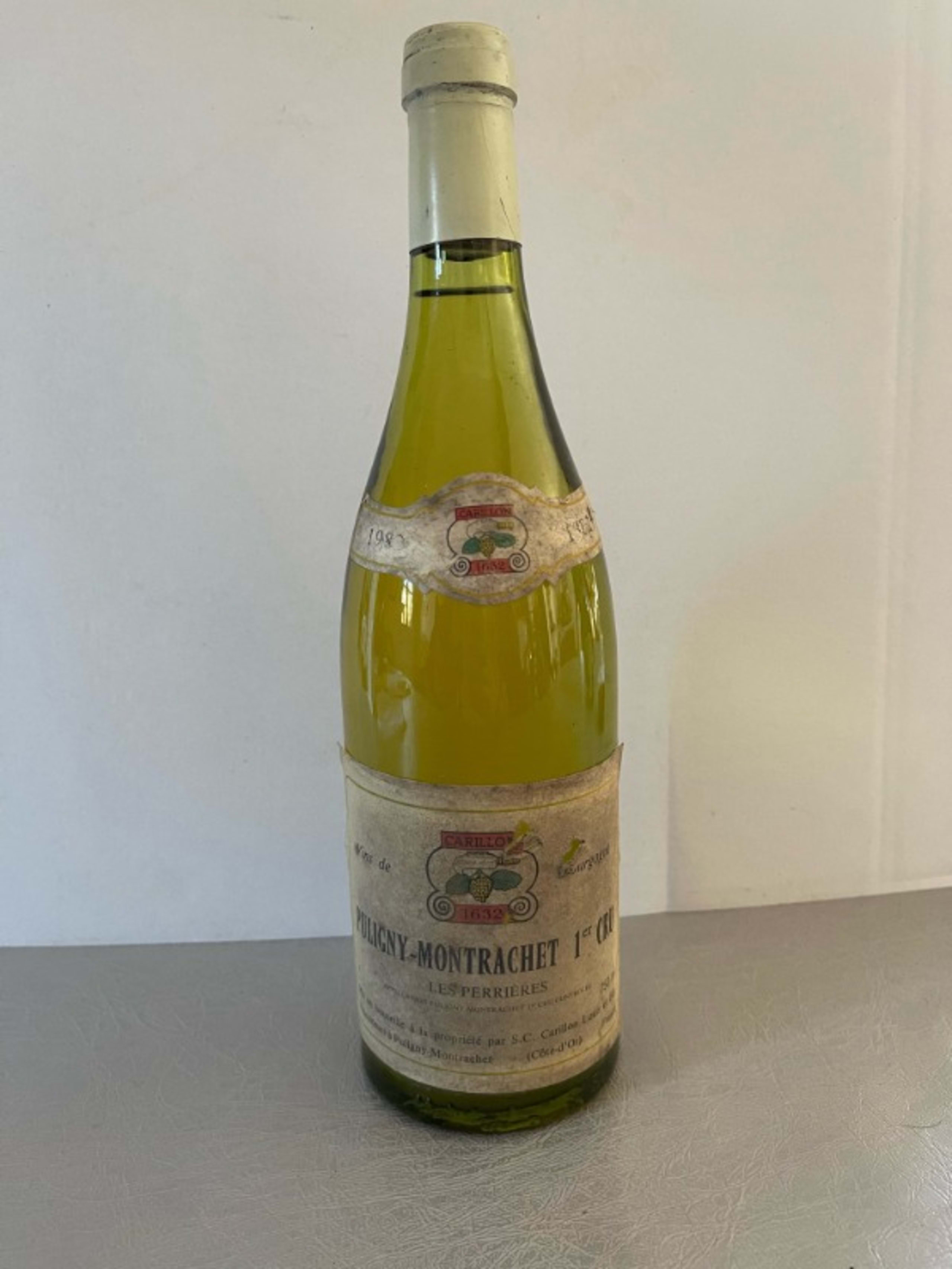 Puligny-Montrachet, 1er cru, Louis Carillon, 1982