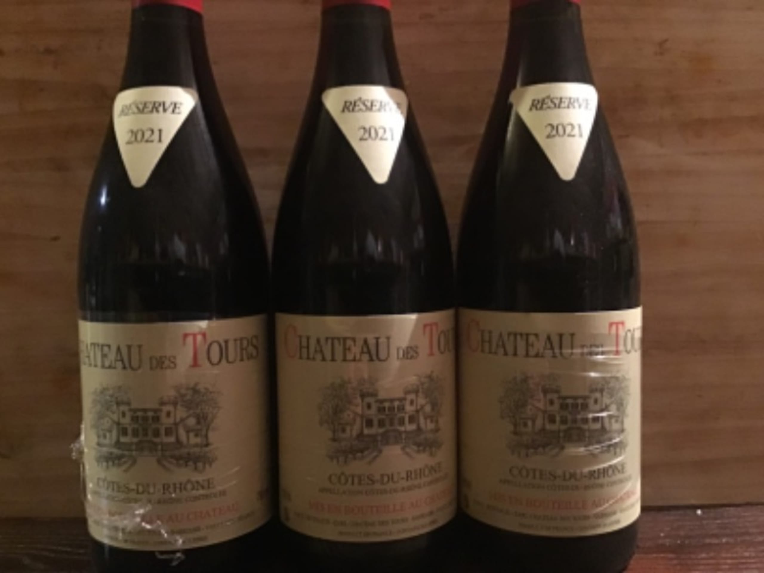 3 x Côtes-du-Rhône, Château des Tours, 2021