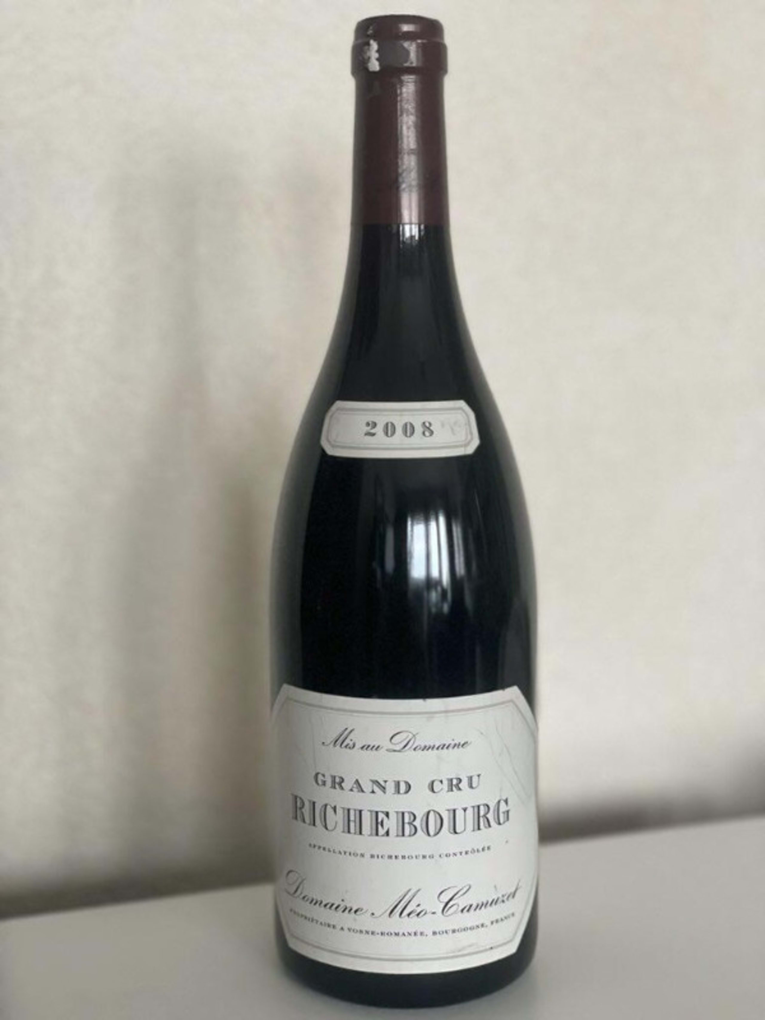 Richebourg, Grand Cru, Domaine Méo-Camuzet, 2008