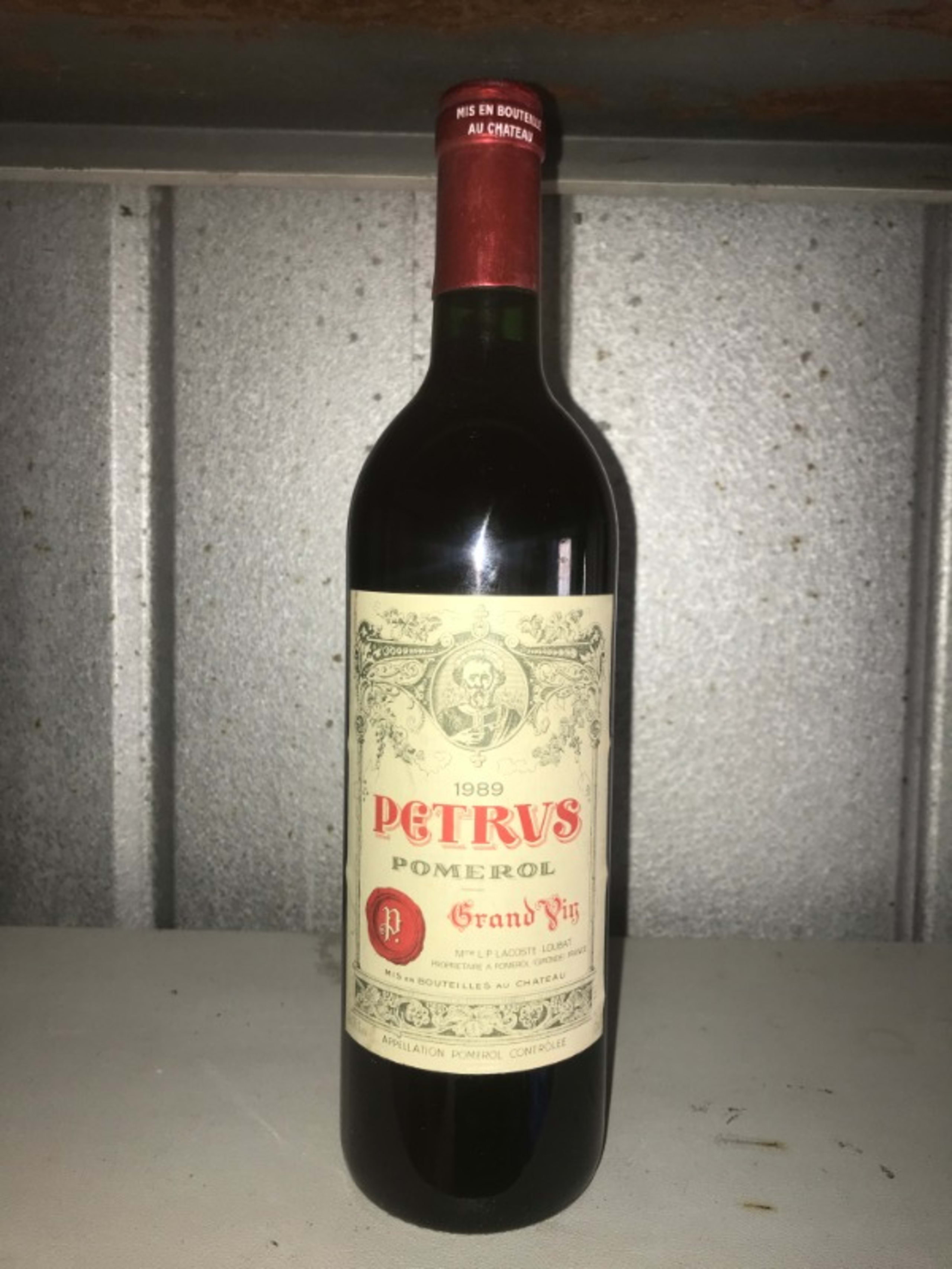 Petrus, Pomerol, 1989 Prix Hors Taxes . Price ex V.A.T