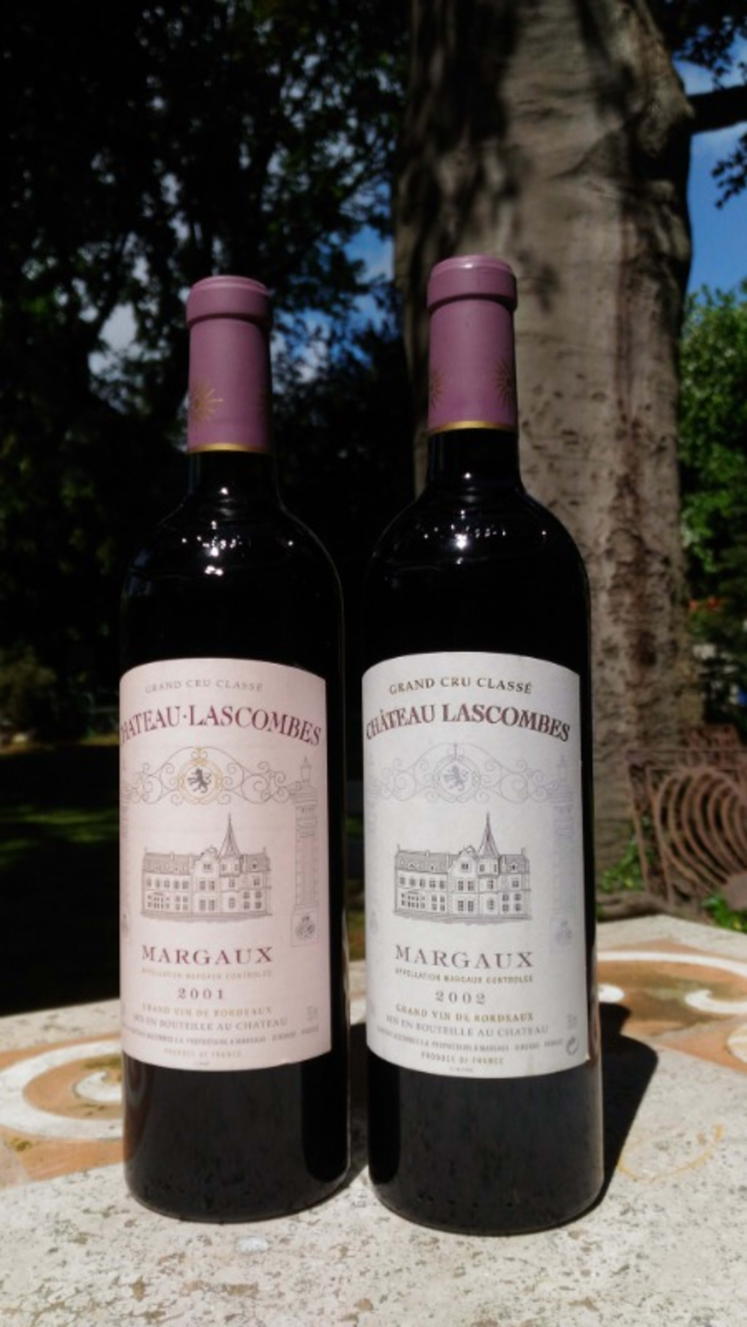 2 x Château LASCOMBES, Margaux, 2001