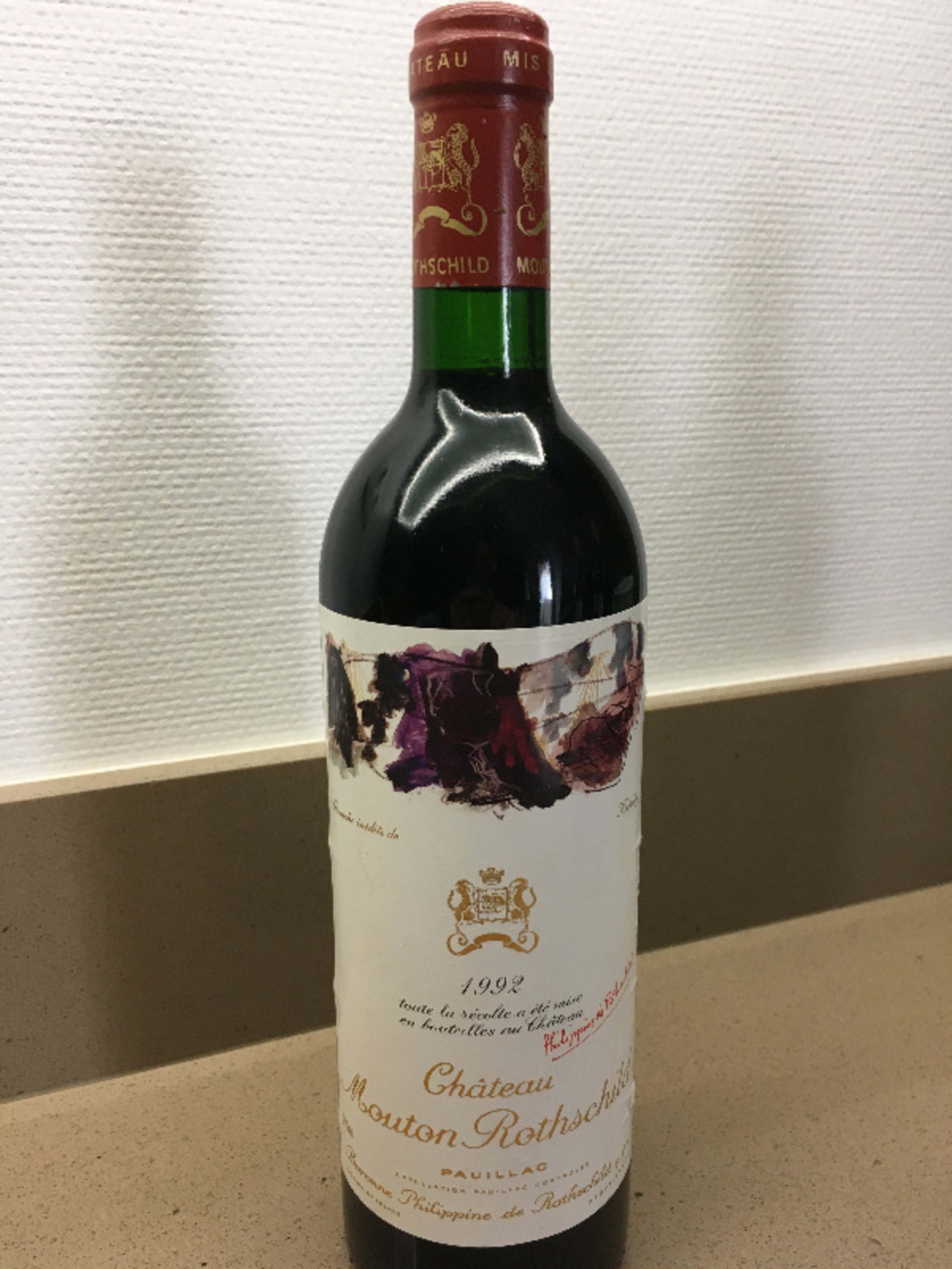 Château Mouton Rothschild, Pauillac, 1992