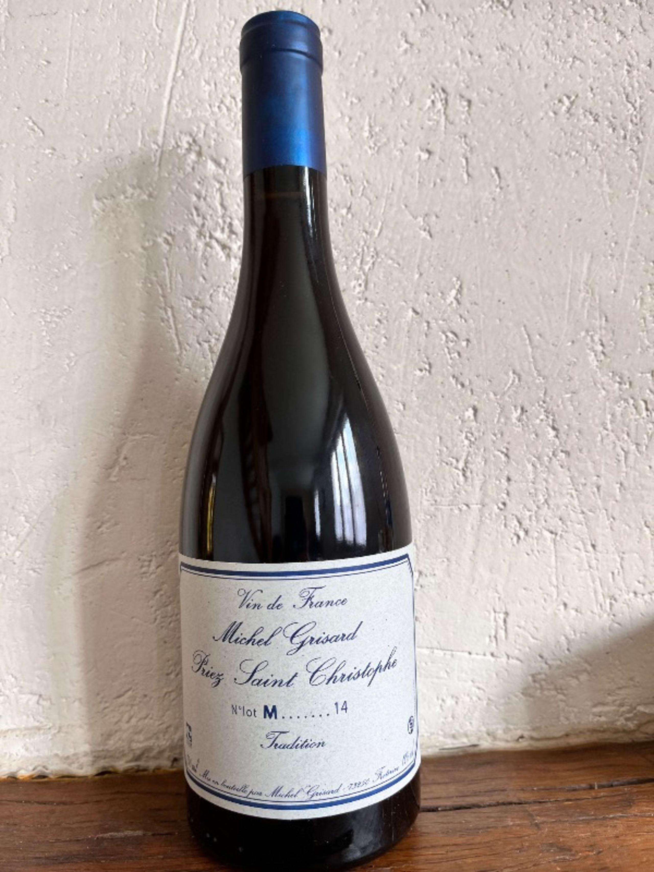 Priez St Christophe Michel Grisard, Mondeuse Tradition, Vin-de-Savoie, 2014