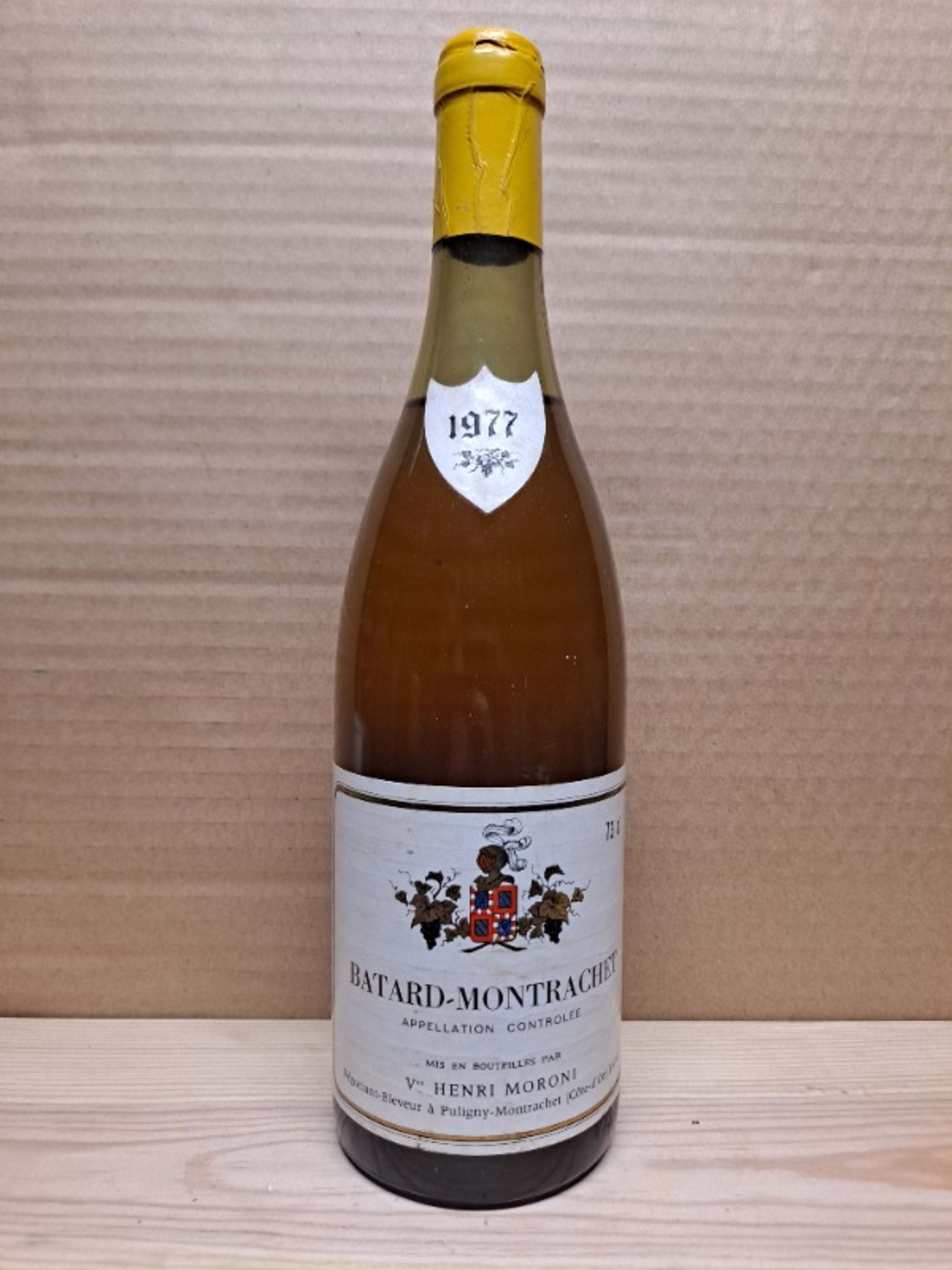 Bâtard-Montrachet, Grand Cru, Veuve Henri Morini, 1977