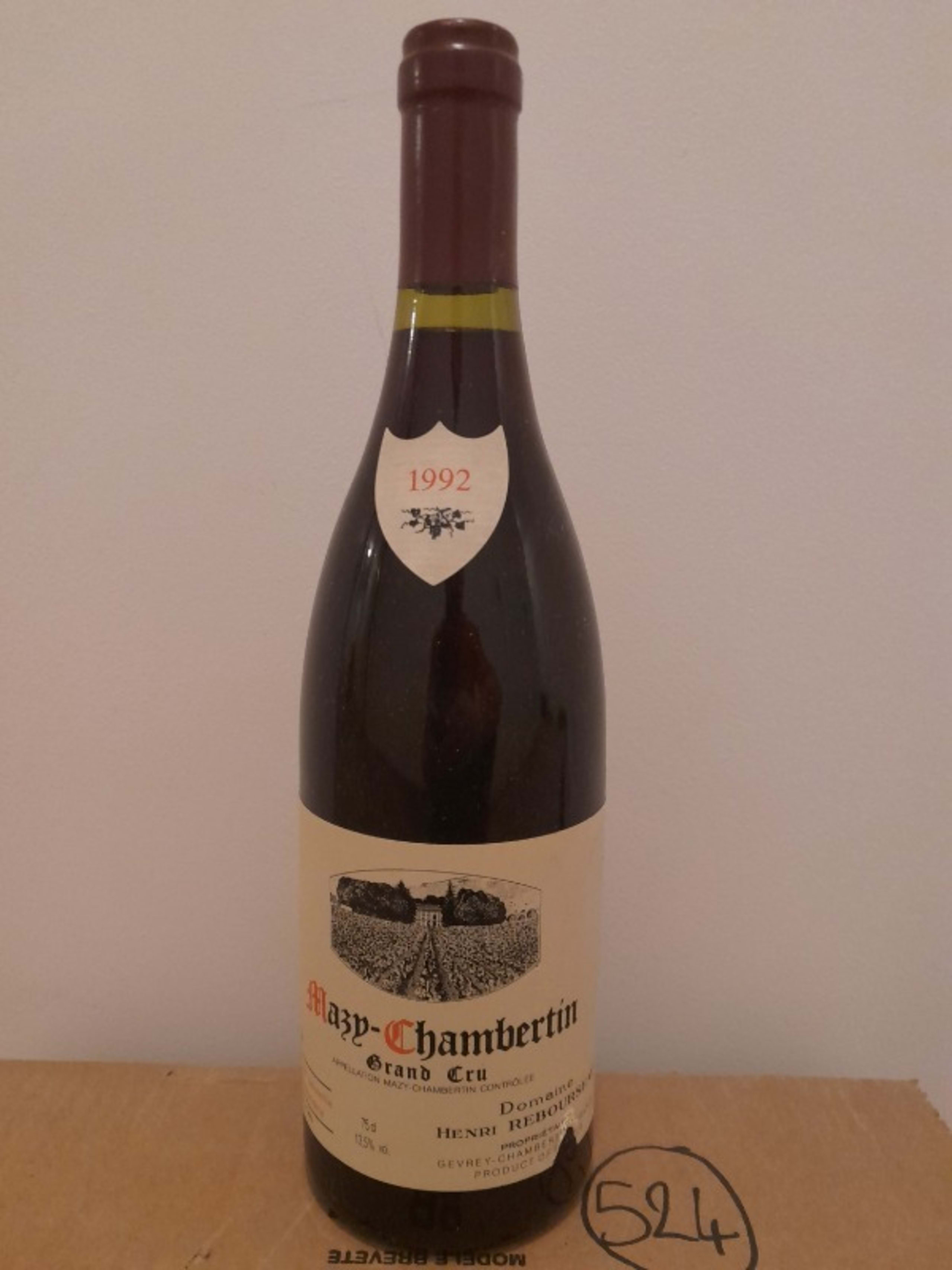Mazis-Chambertin, Domaine Henri Rebourseau, 1992