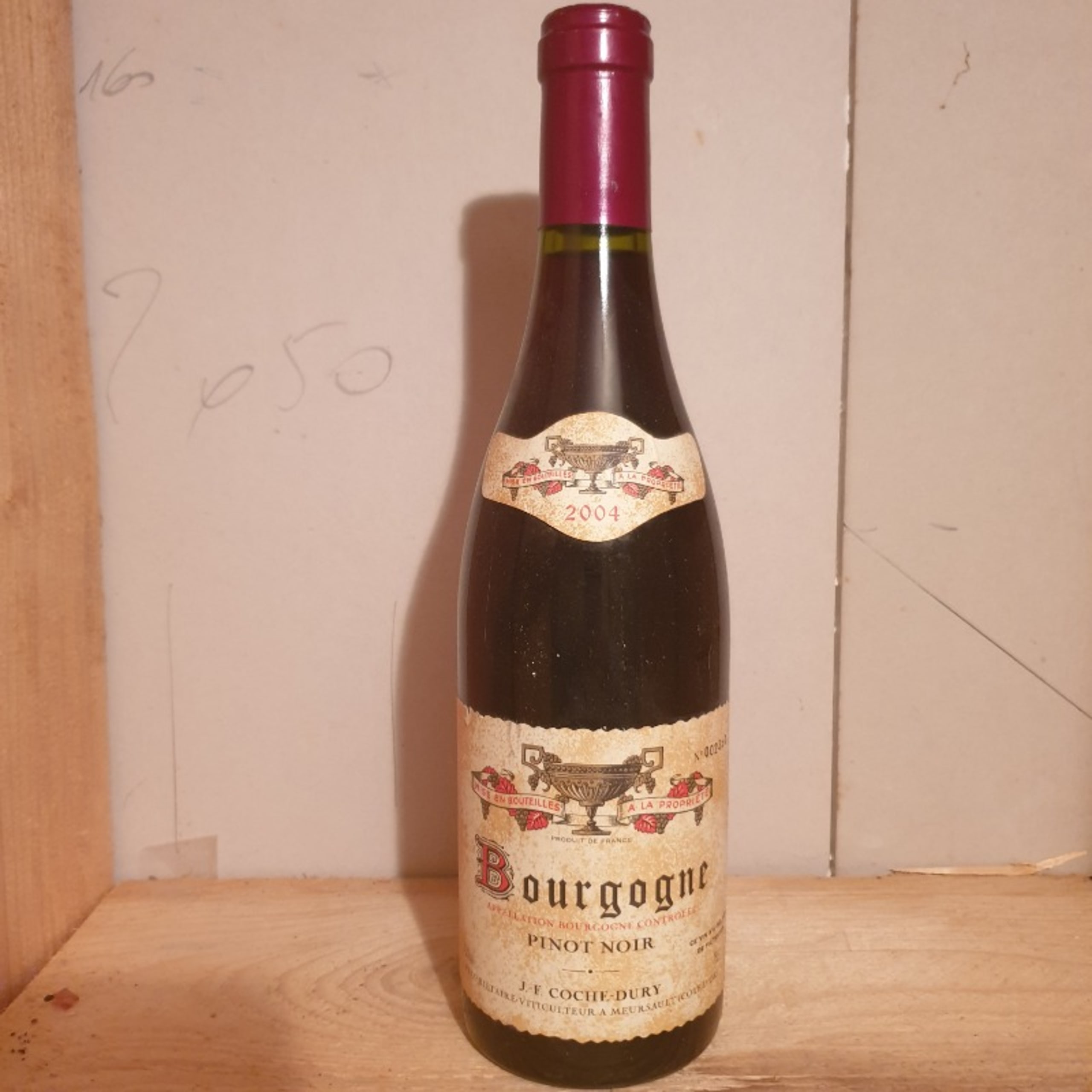 Bourgogne Grand-Ordinaire, Pinot noir, Coche dury, 2004