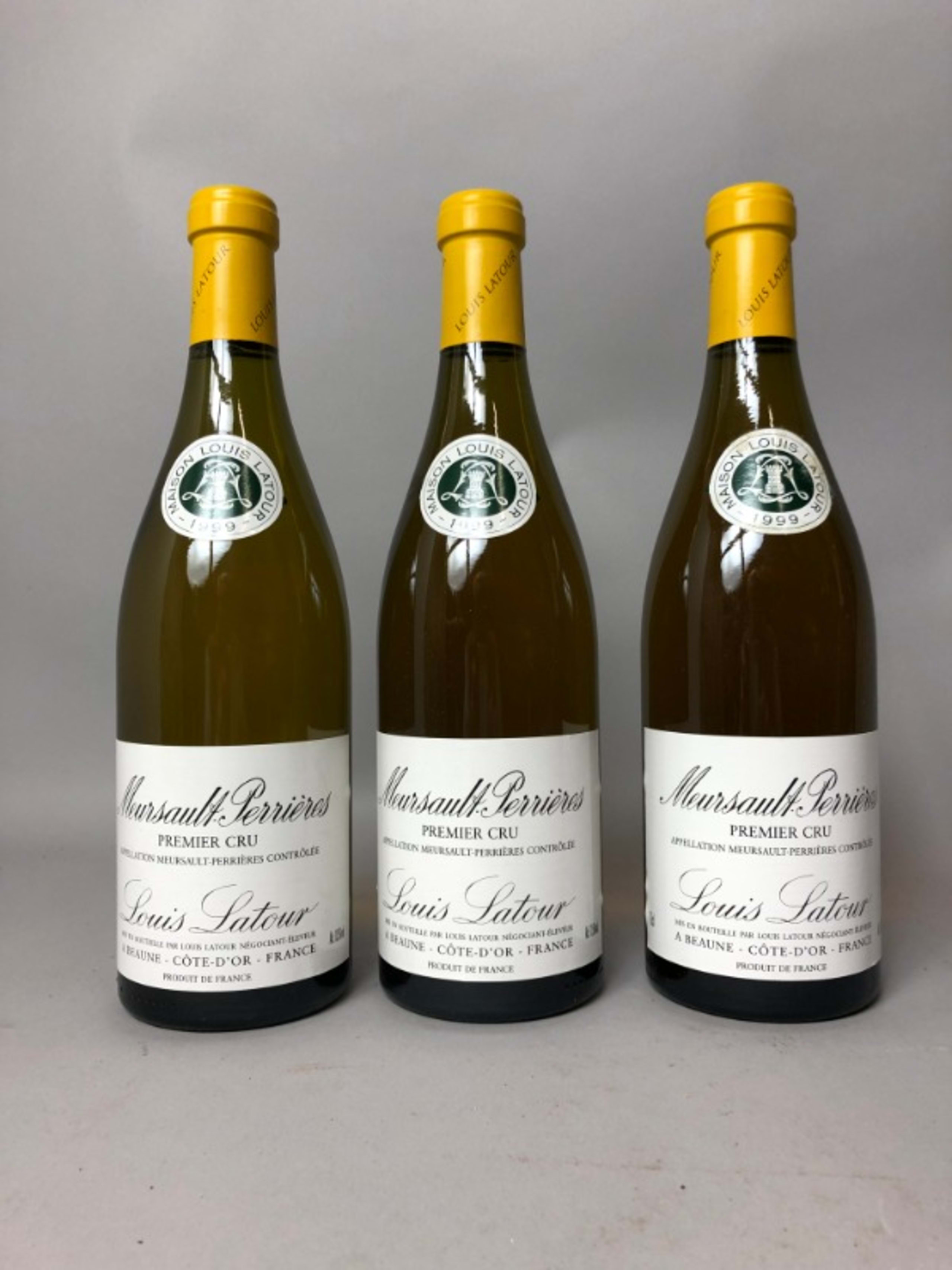 3 x Meursault, Perrières, Domaine Louis Latour, 1999