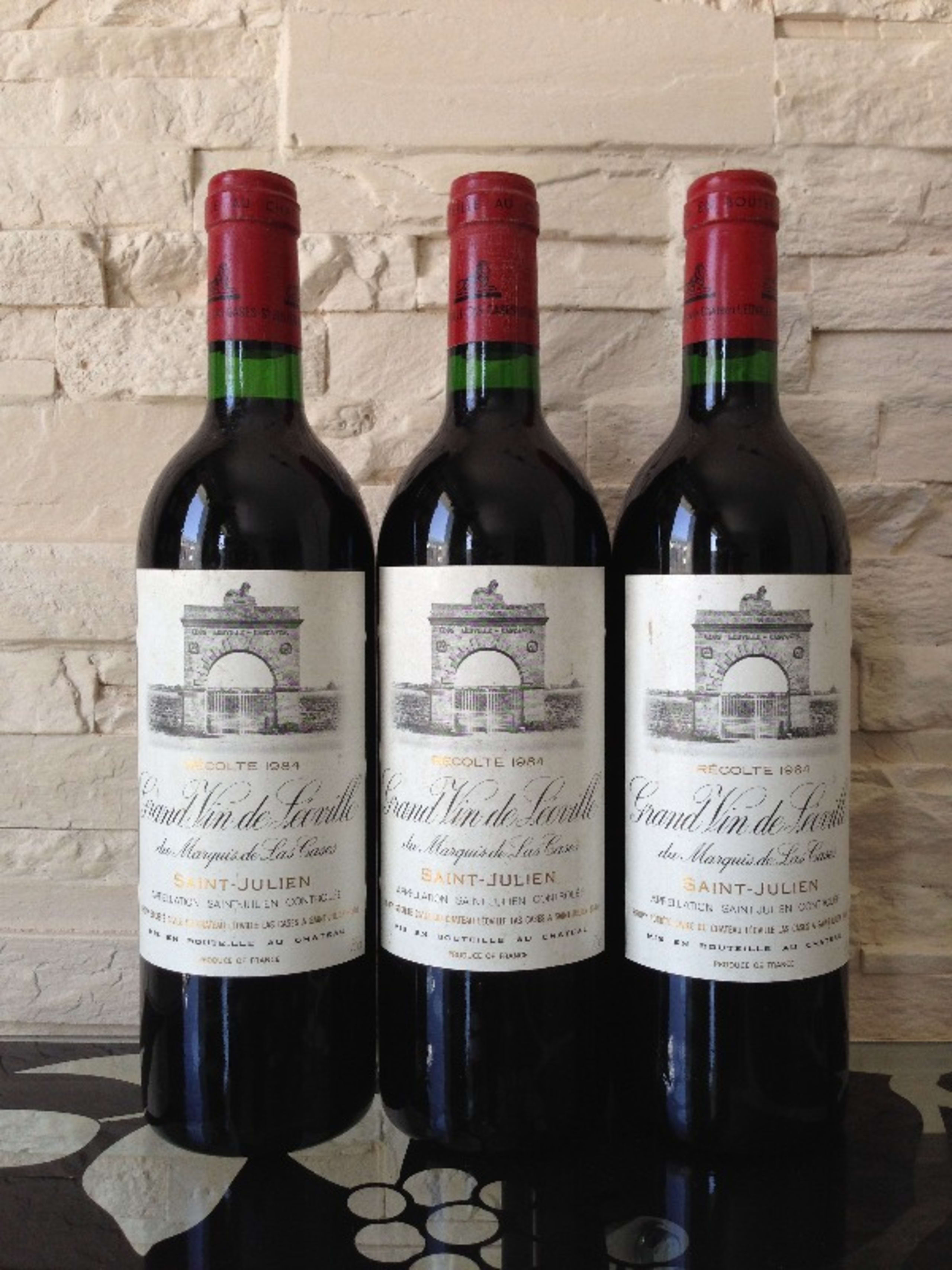 3 x Château Léoville las Cases, Saint-Julien, 1984