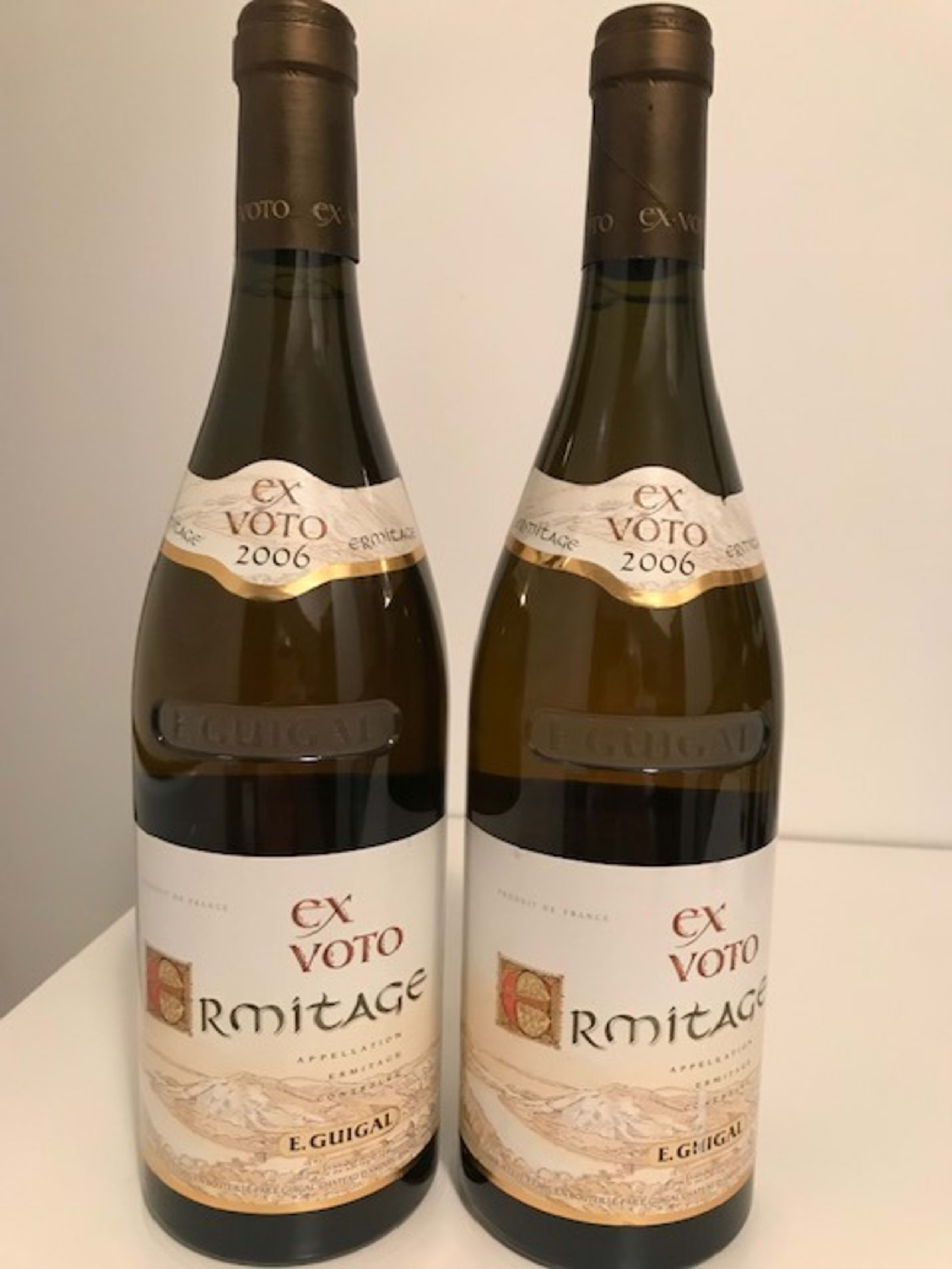 2 x Hermitage, Ex-Voto (Wh/Bc), E. Guigal, 2006