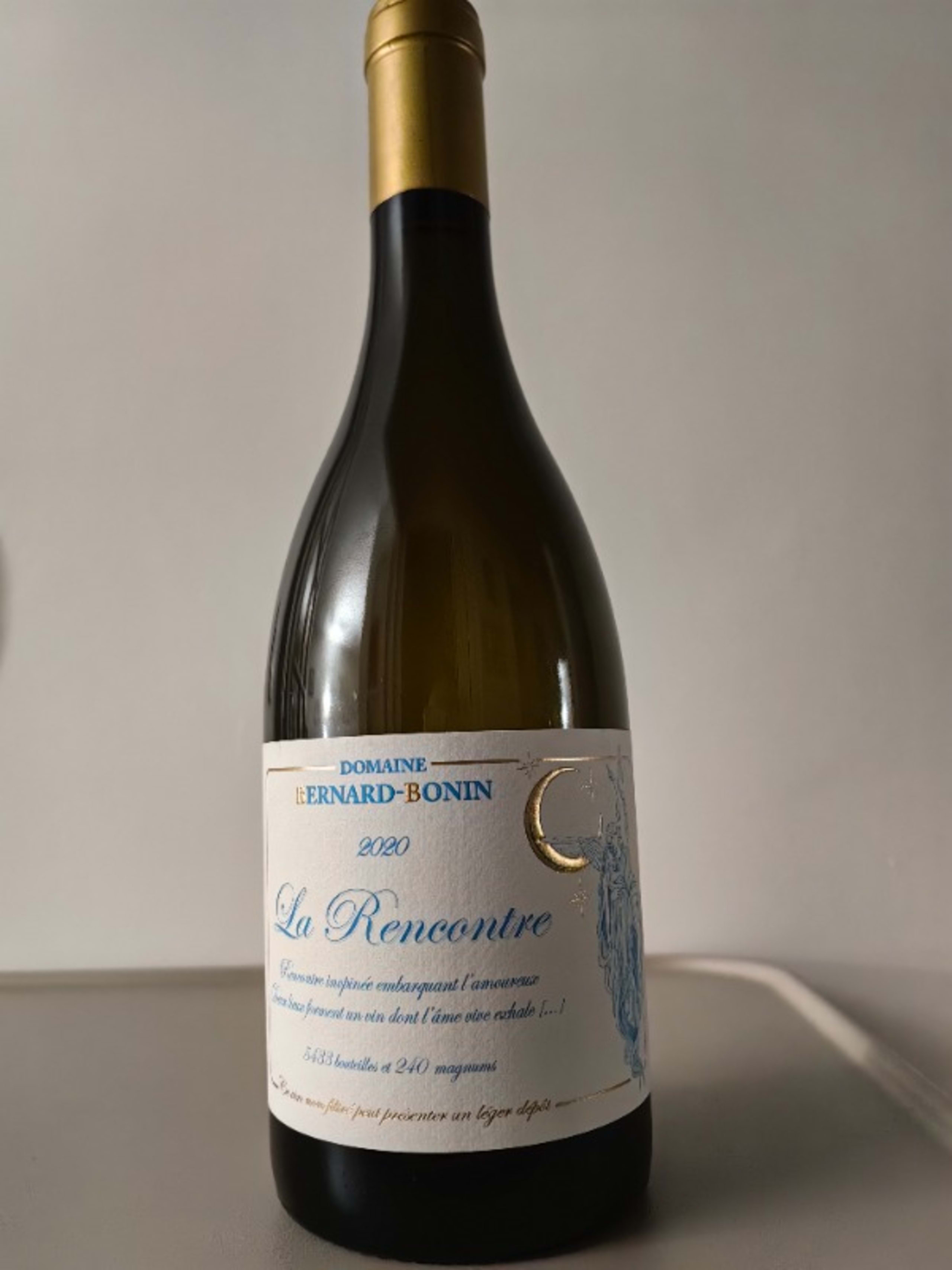 Meursault, La Rencontre, Domaine Bernard-Bonin, 2020