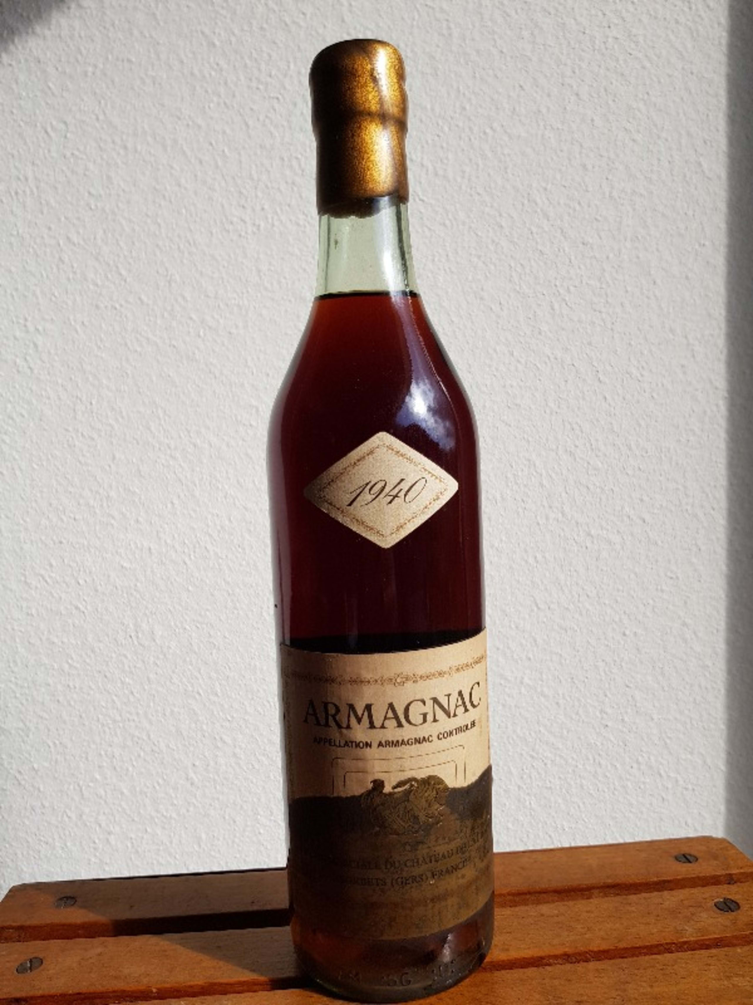 STE COMMERCIALE DU CHATEAU DE L'AUBADE, Armagnac, 1940