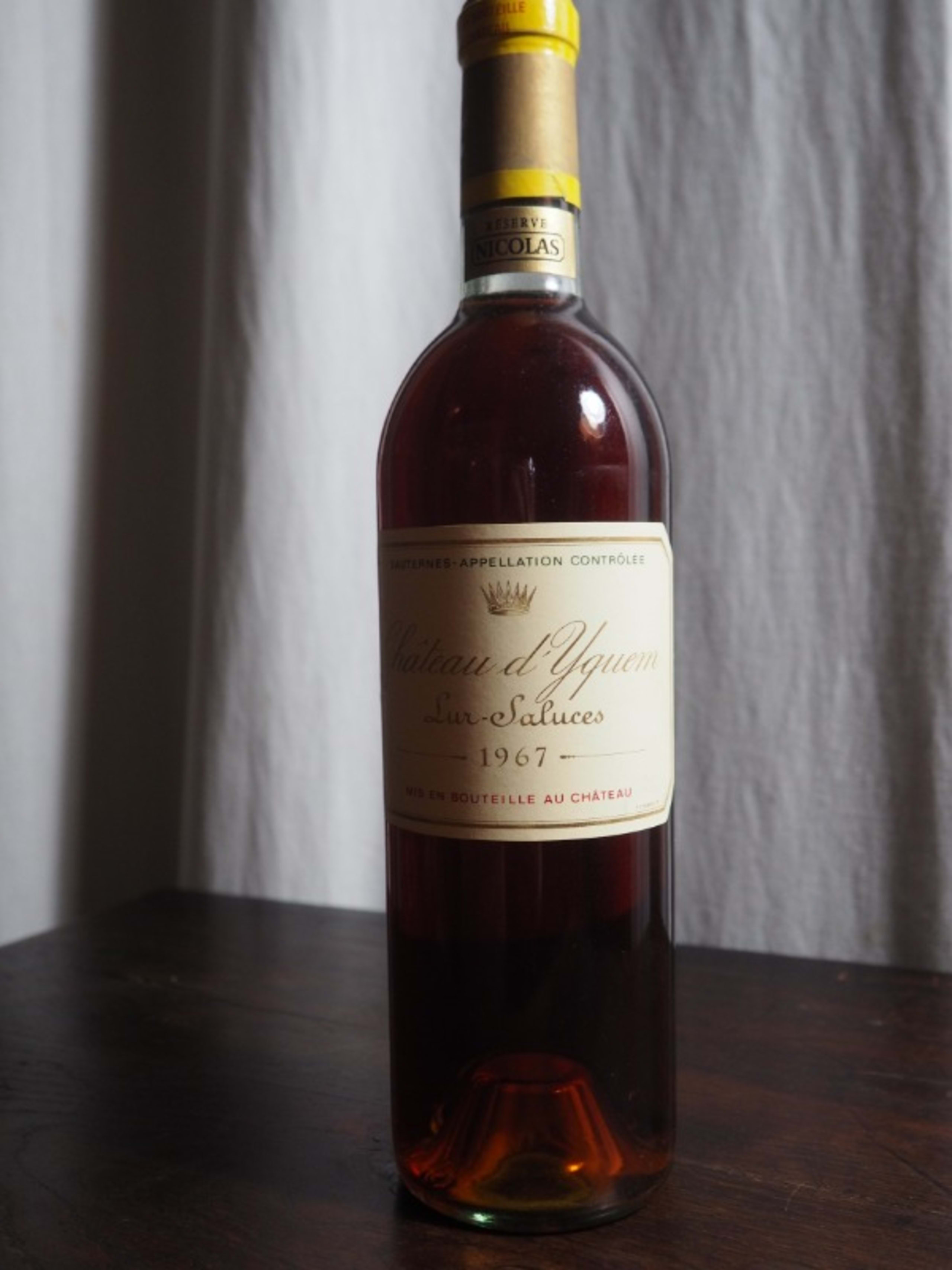 Château d'Yquem, Sauternes, 1967
