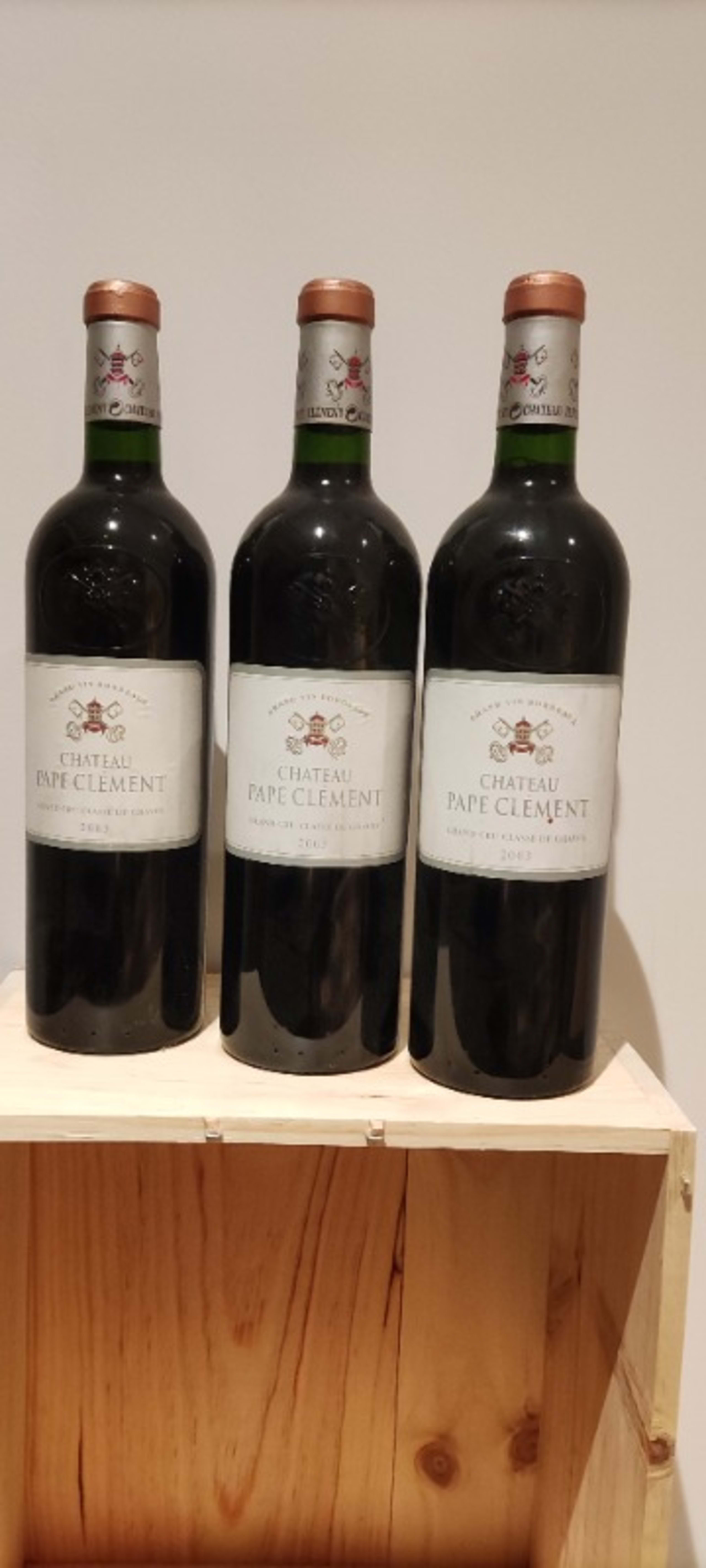 3 x Château Pape Clément, Pessac-Léognan, 2003