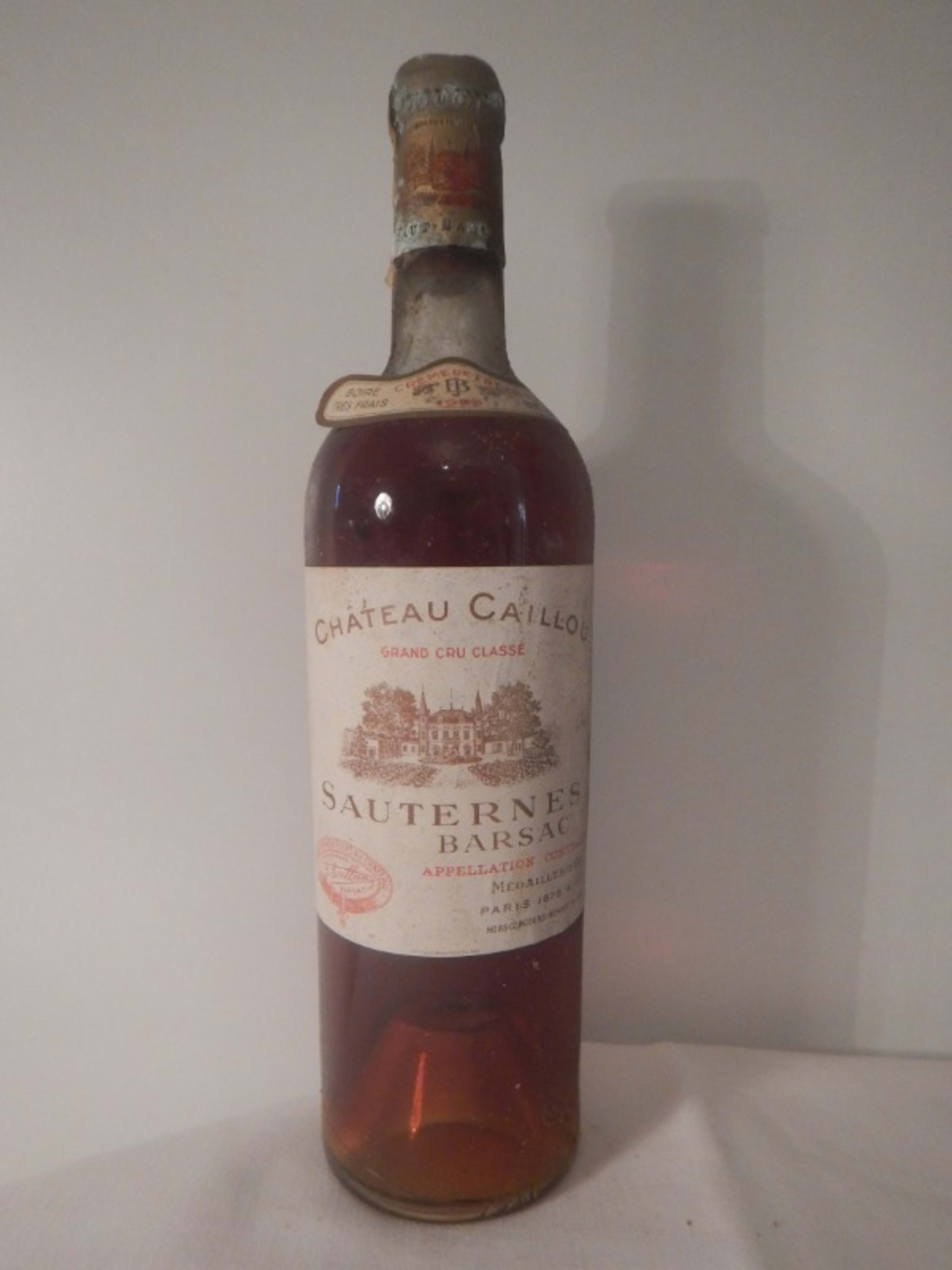 Sauternes, Château Caillou, Barsac, 1929
