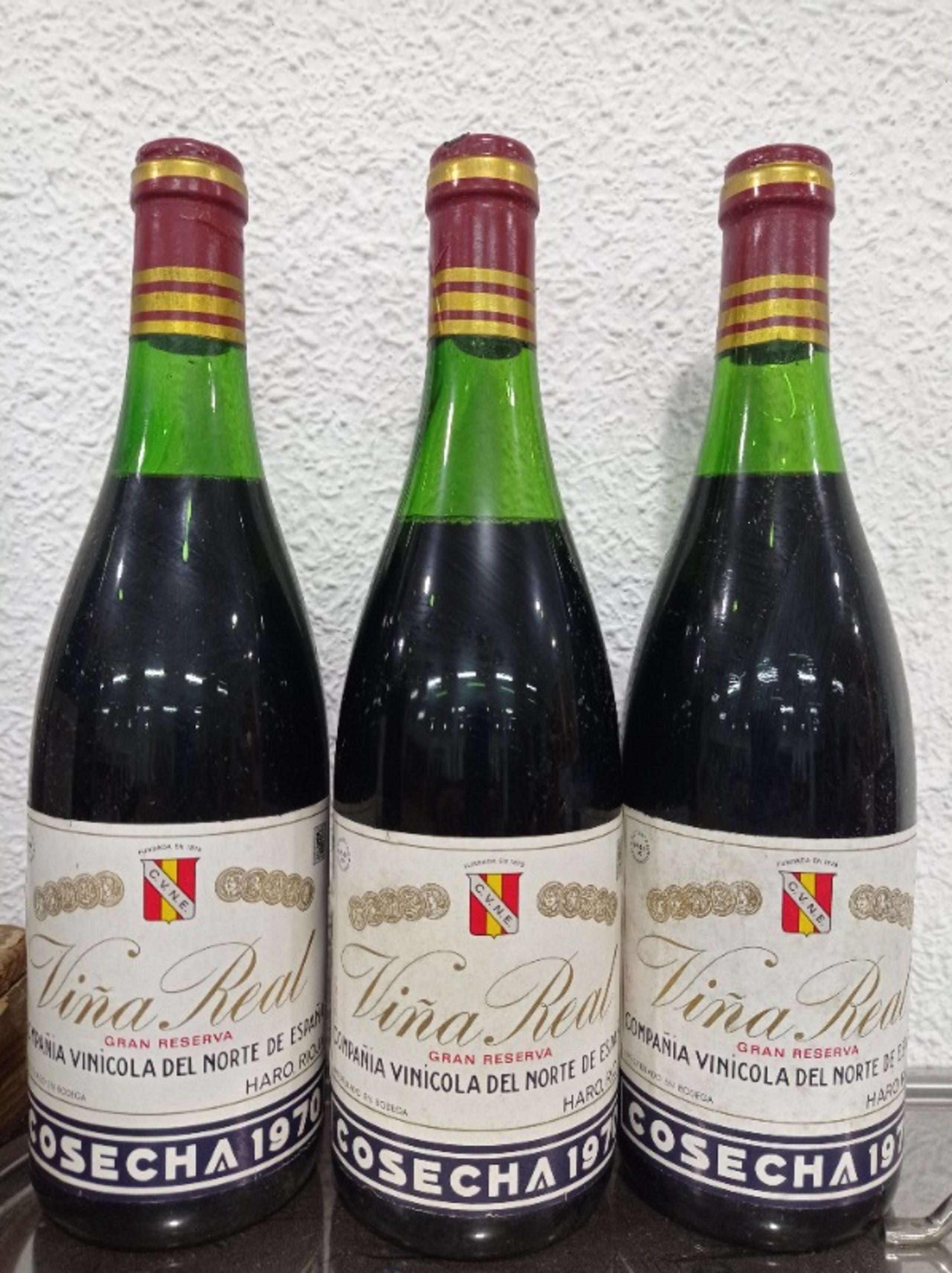 3 x Gran Reserva, Viña Real CVNE 70, Rioja, 1970