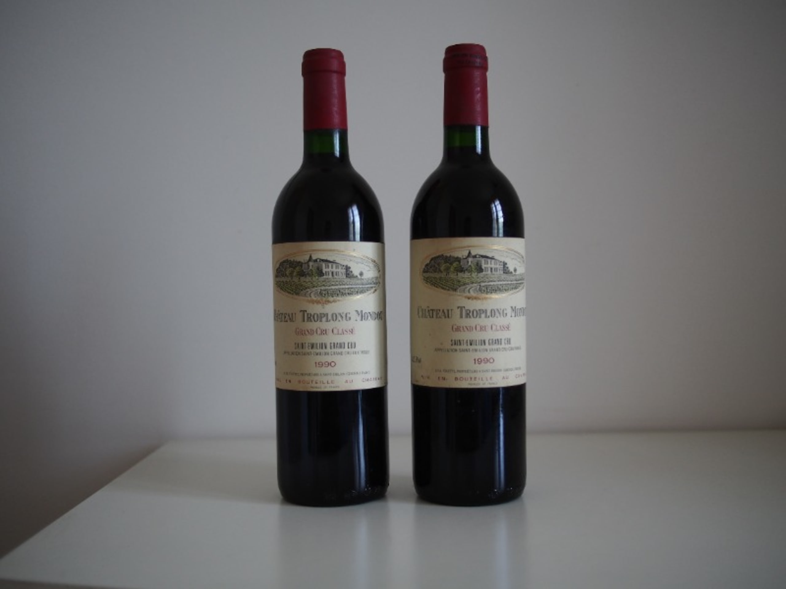 2 x Château Troplong-Mondot, Saint-Émilion Grand Cru, 1990
