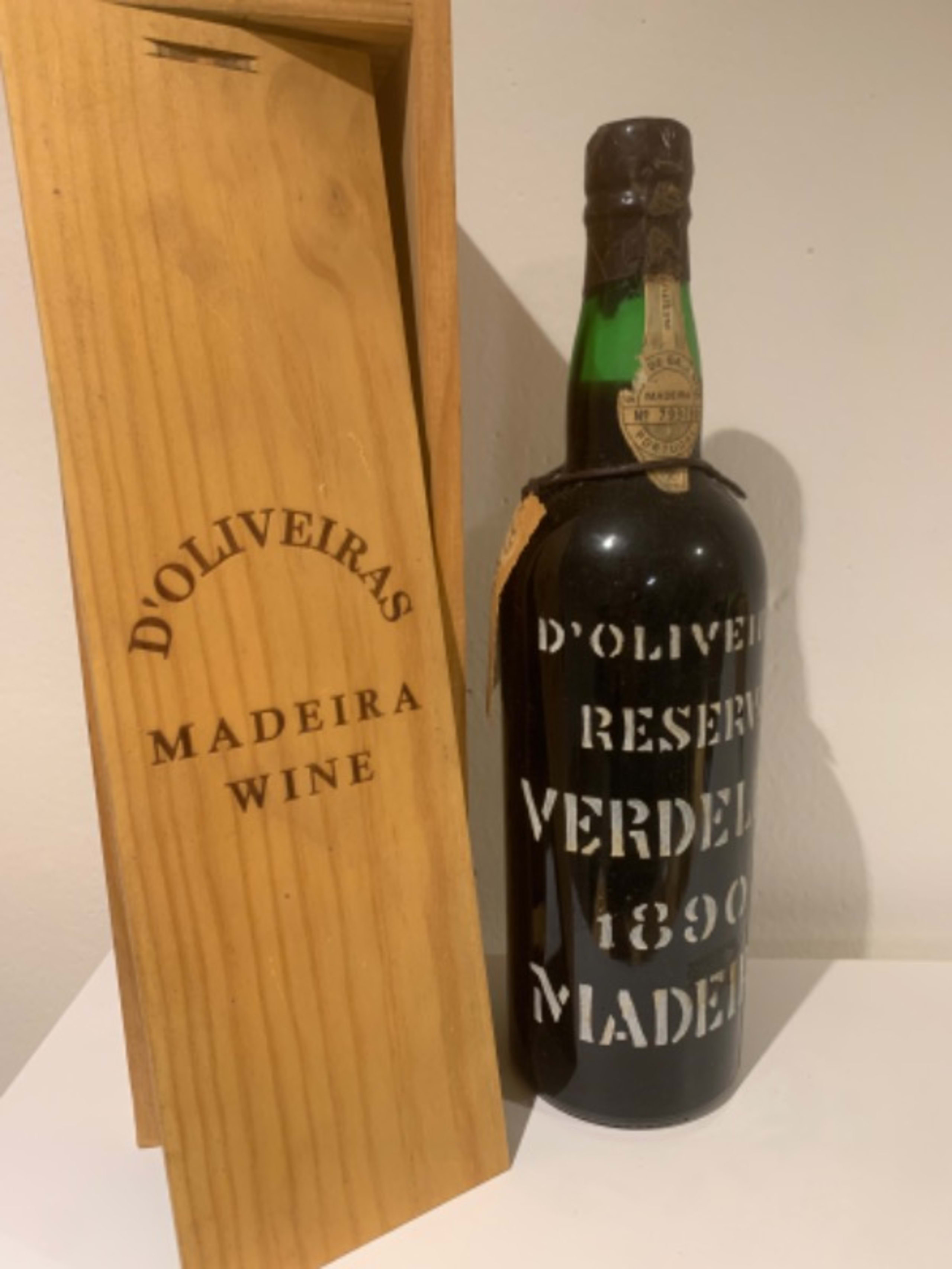 Reserva Verdelho, D’Oliveiras Reserva, Madeira, 1890