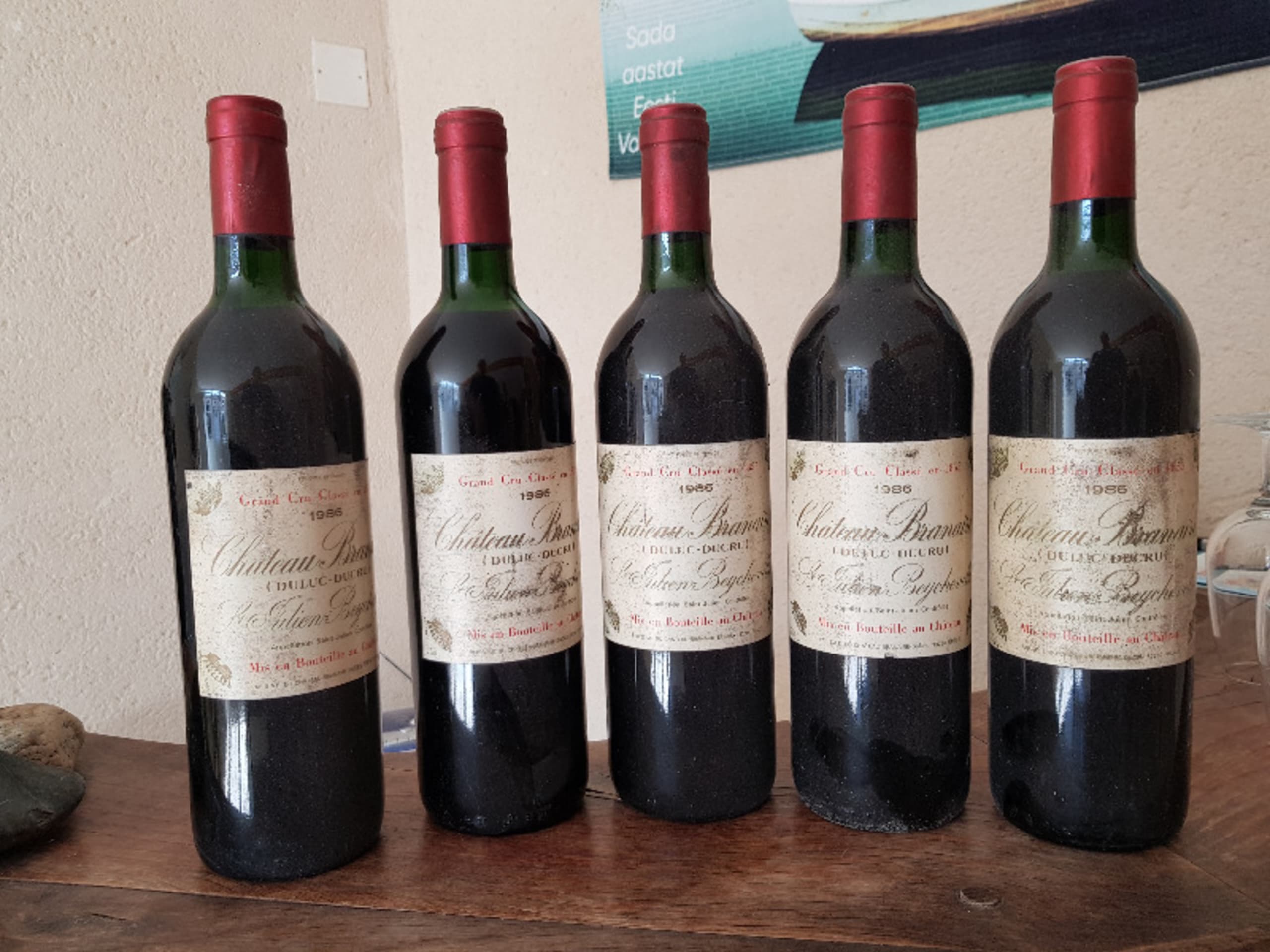 5 x Branaire Duluc Ducru, Saint-Julien, 1986