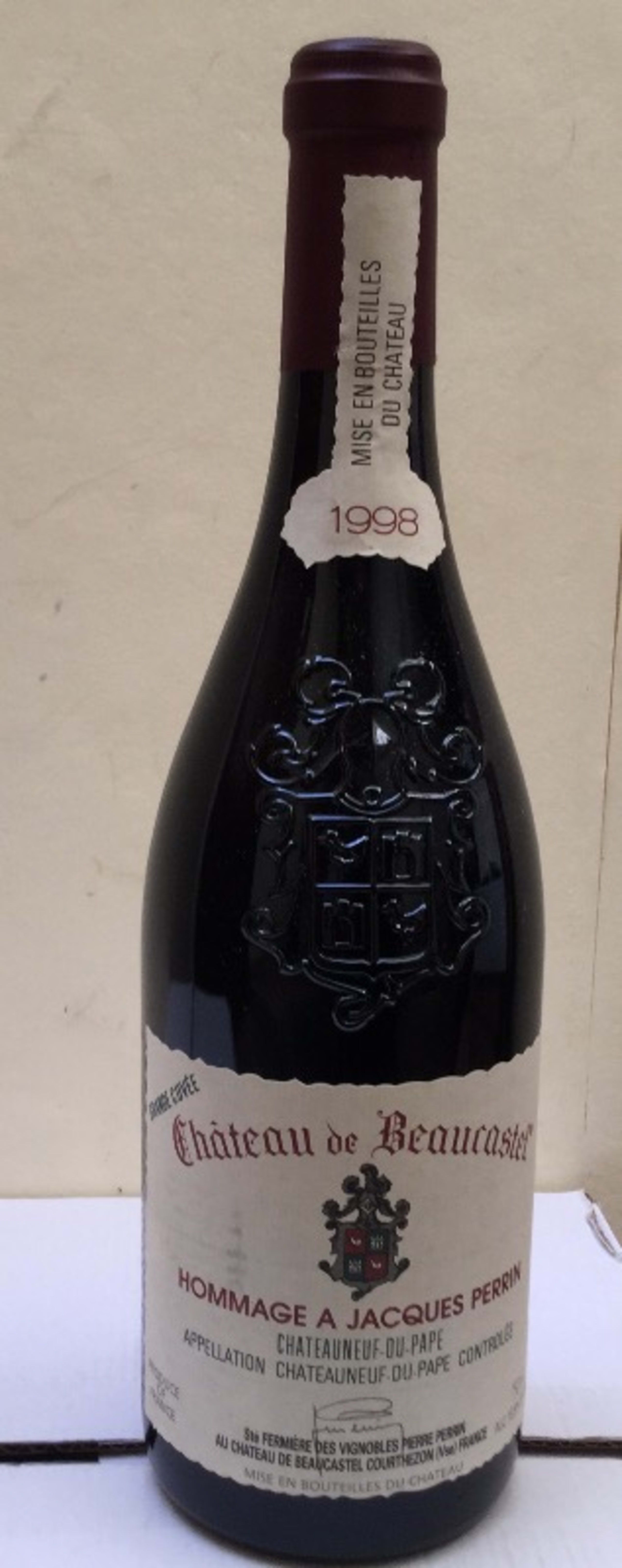 Château Beaucastel - Hommage à Jacques Perrin, Châteauneuf-du-Pape, 1998