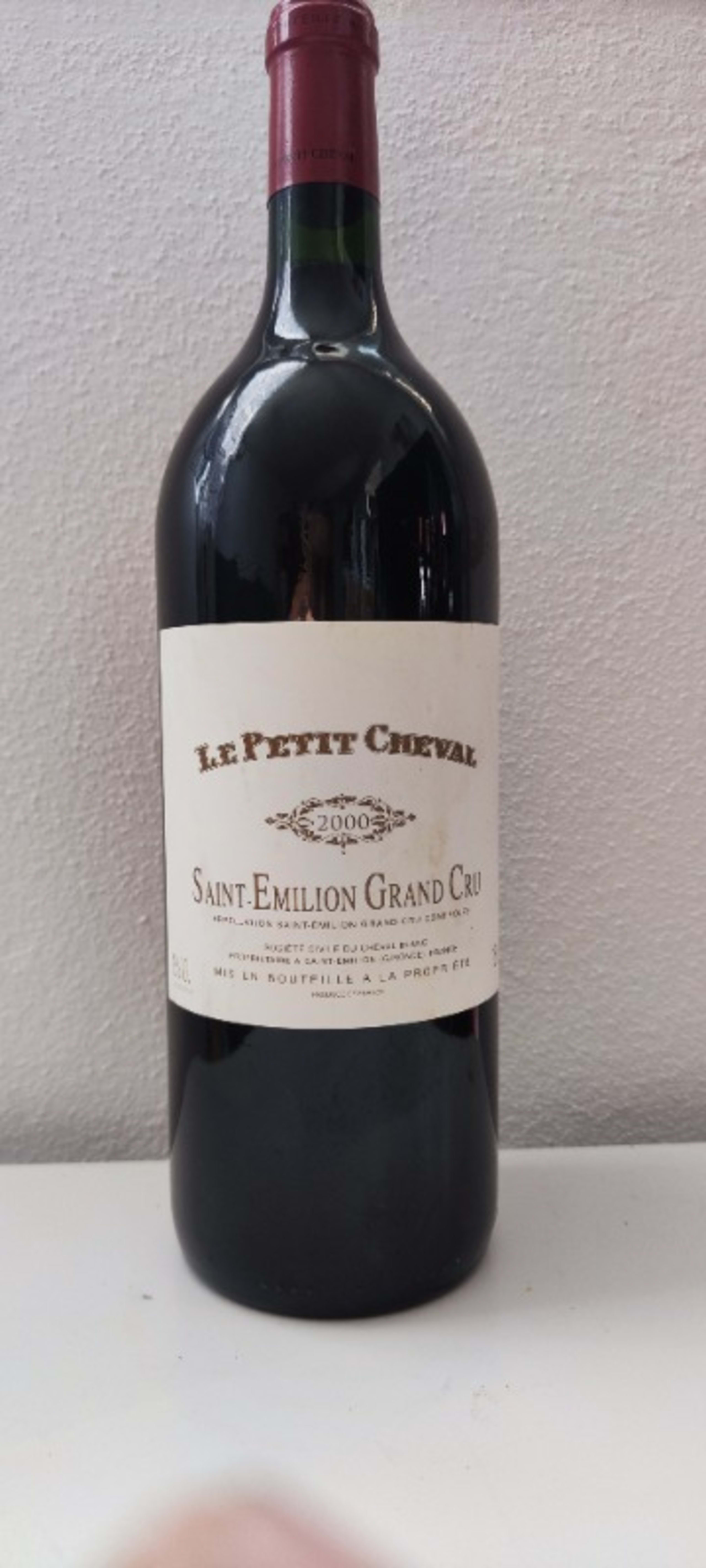 Le Petit Cheval, château Cheval Blanc, Saint-Émilion Grand Cru, 2000 (Magnum)