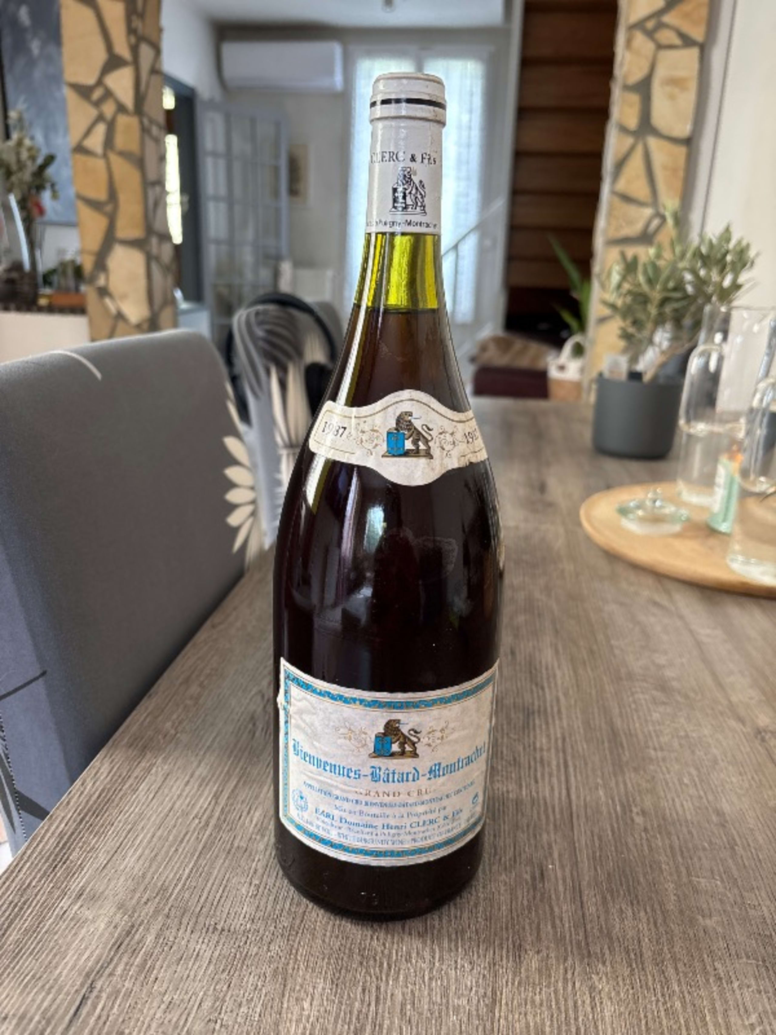 Bienvenues-Bâtard-Montrachet, Henri clerc et fils, 1987 (Magnum)