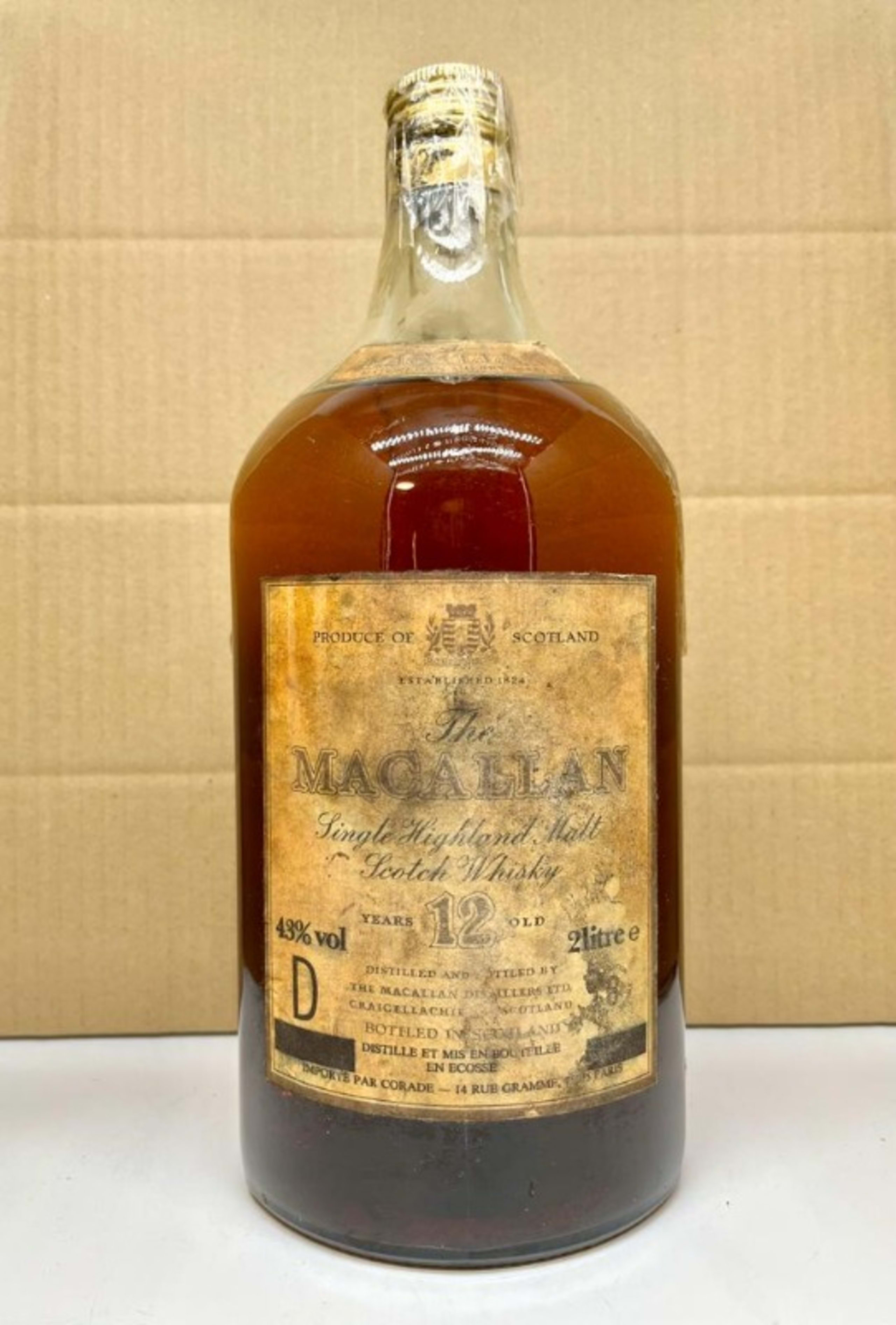 12 years old 2 LITRES 1980s, Macallan, Whisky