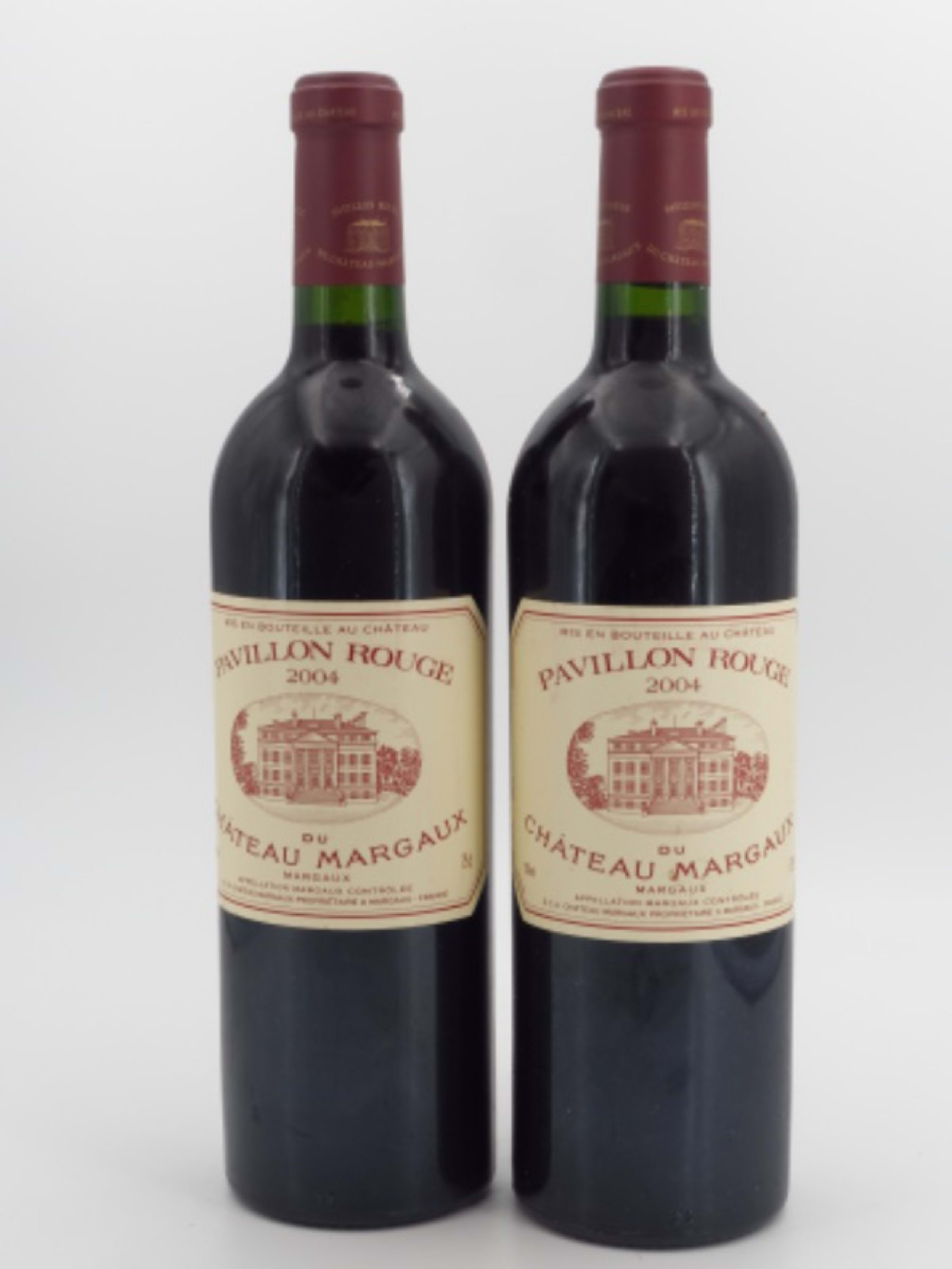 2 x Pavillon Rouge, Château Margaux, Margaux, 2004