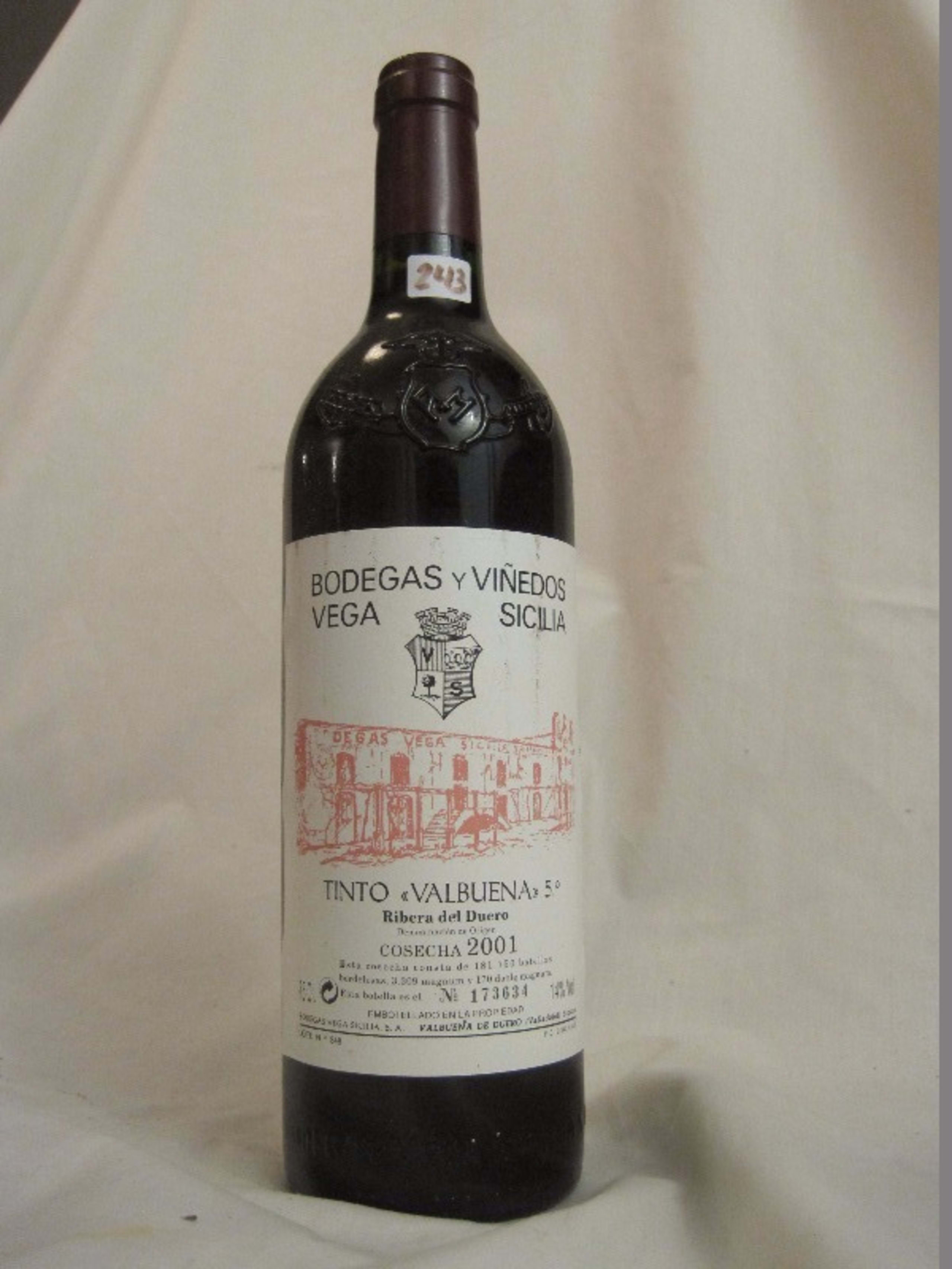 Tinto Valbuena 5°, Vega Sicilia, 2001