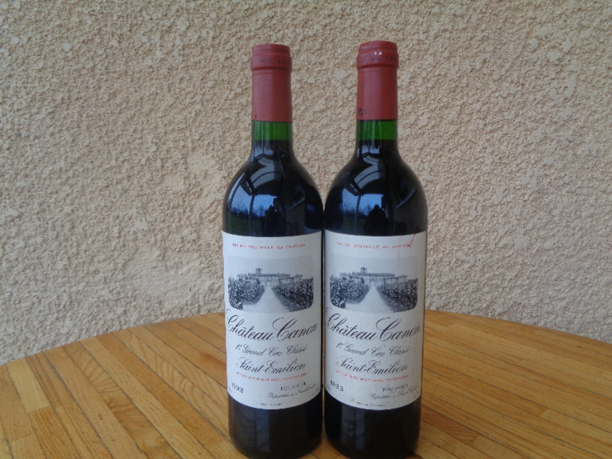 2 x 1er grand cru classé, Château CANON, Saint-Émilion, 1993