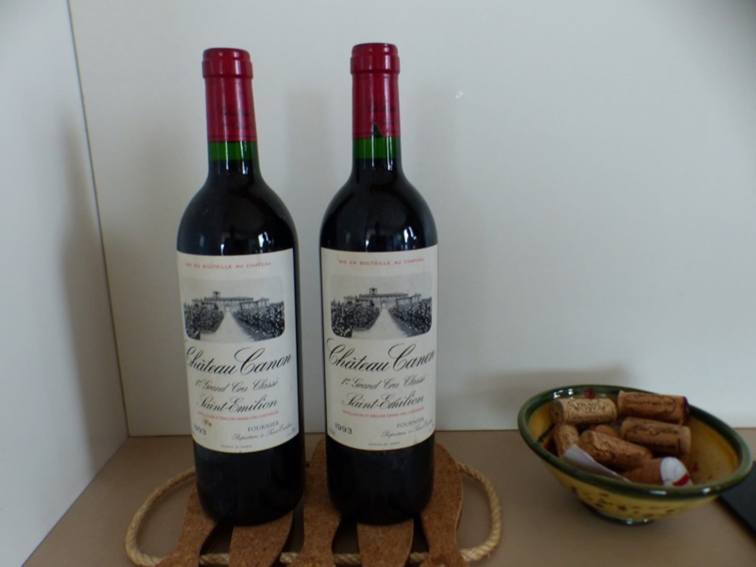 2 x Château Canon 1er GCC, Fournier à St Emilion, Saint-Émilion Grand Cru, 1993