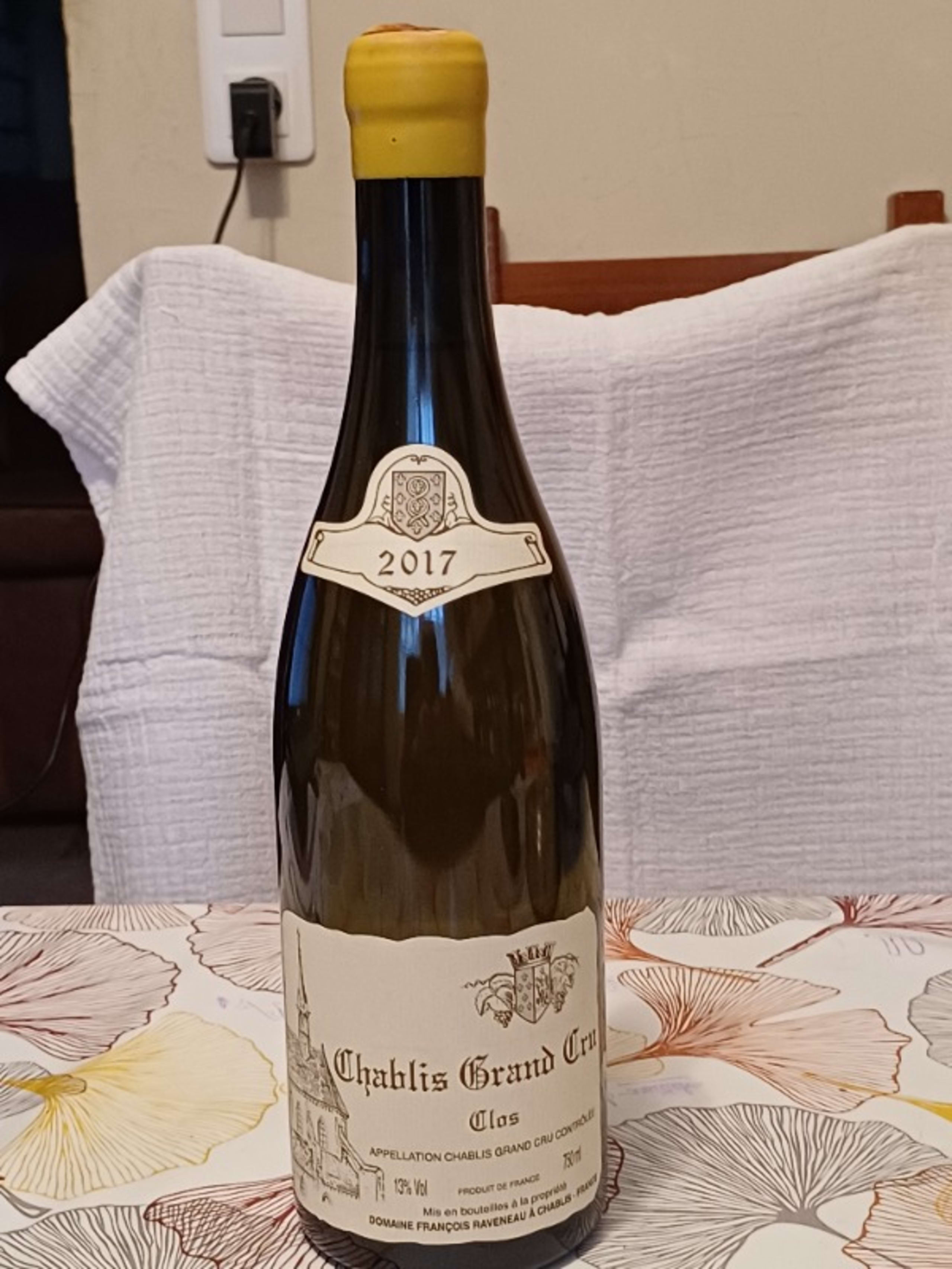 Chablis Grand Cru, Clos, F. Raveneau, 2017