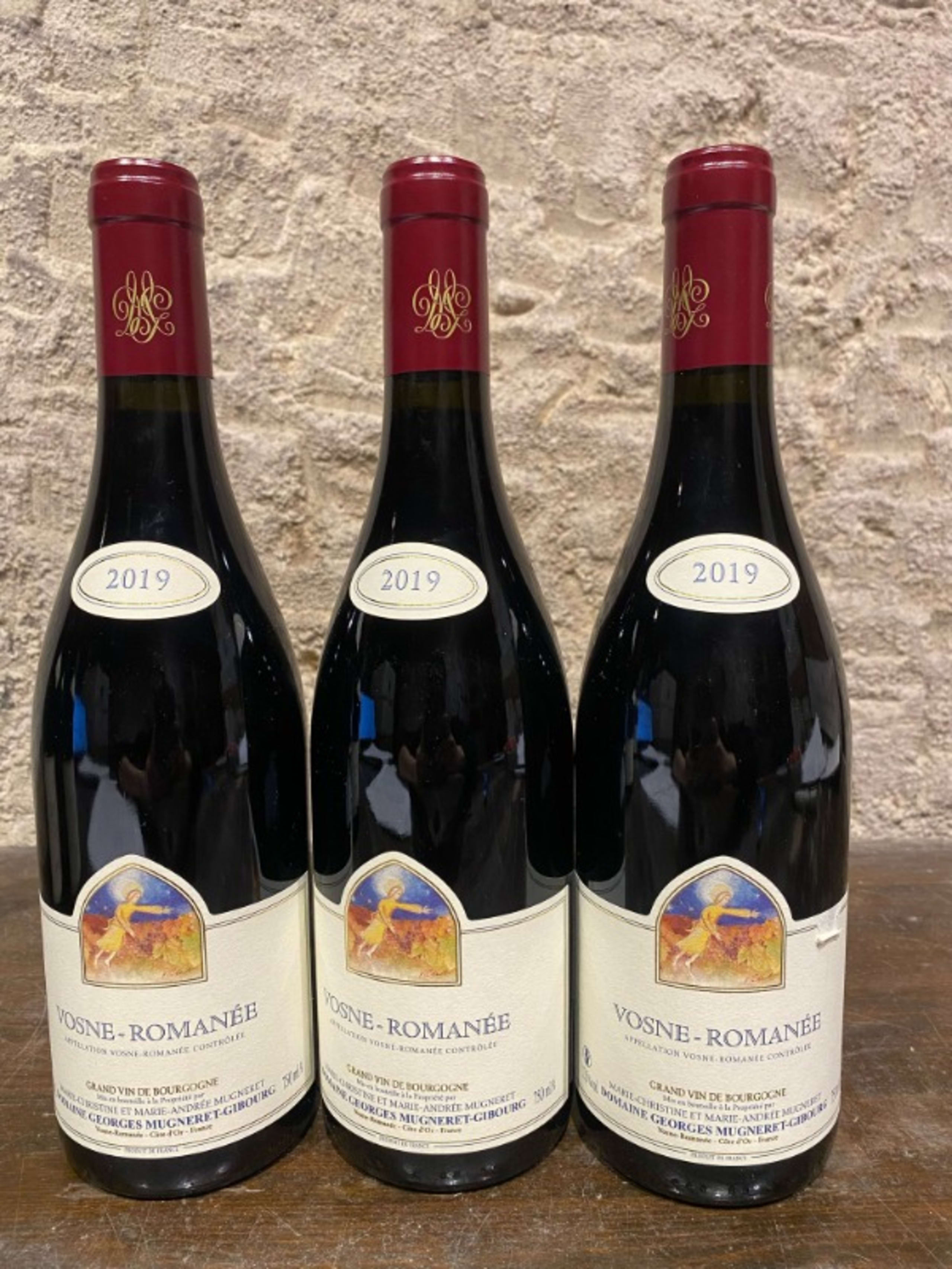 3 x Vosne-Romanée, domaine Mugneret-Gibourg, 2019