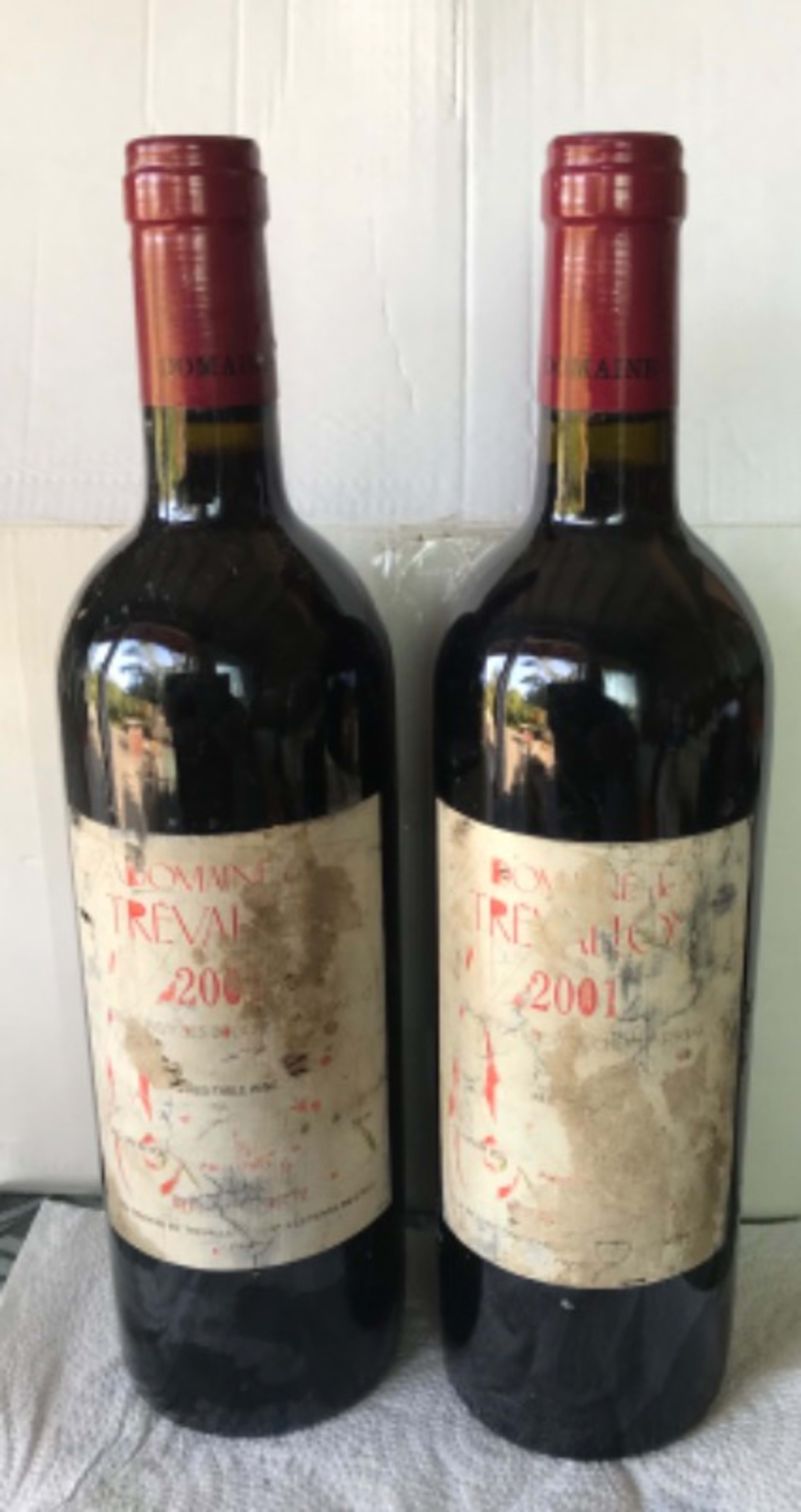 2 x Domaine de Trévallon, Vin de Pays des Alpilles, 2001