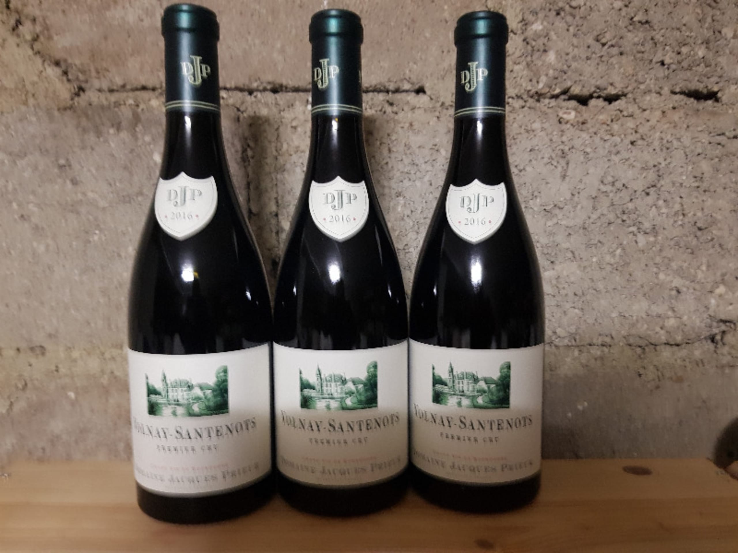 3 x Volnay, 1er cru Santenots, Domaine Jacques Prieur, 2016