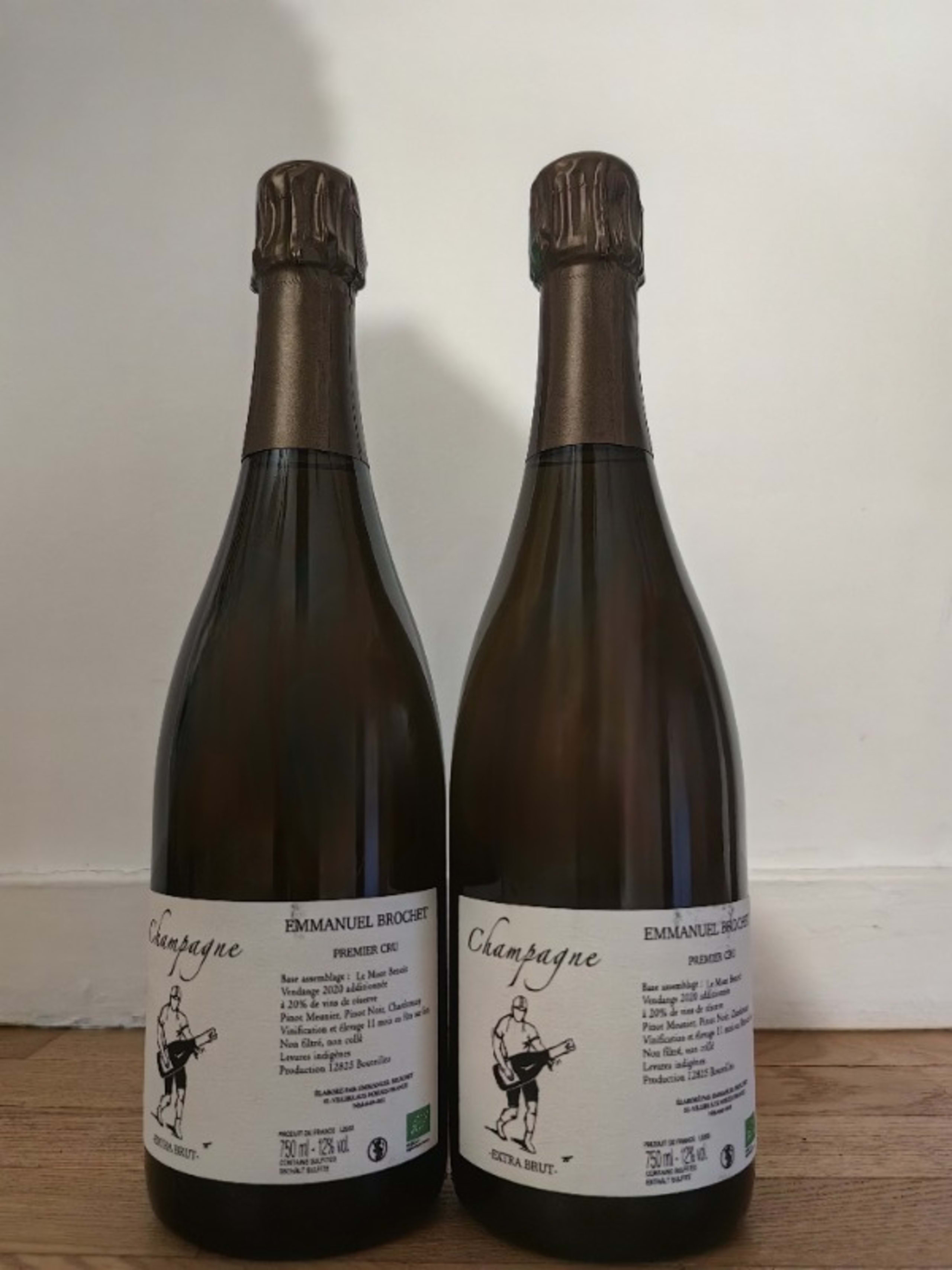 2 x 1er Cru - Le Mont Benoit, Emmanuel Brochet, Champagne, 2020
