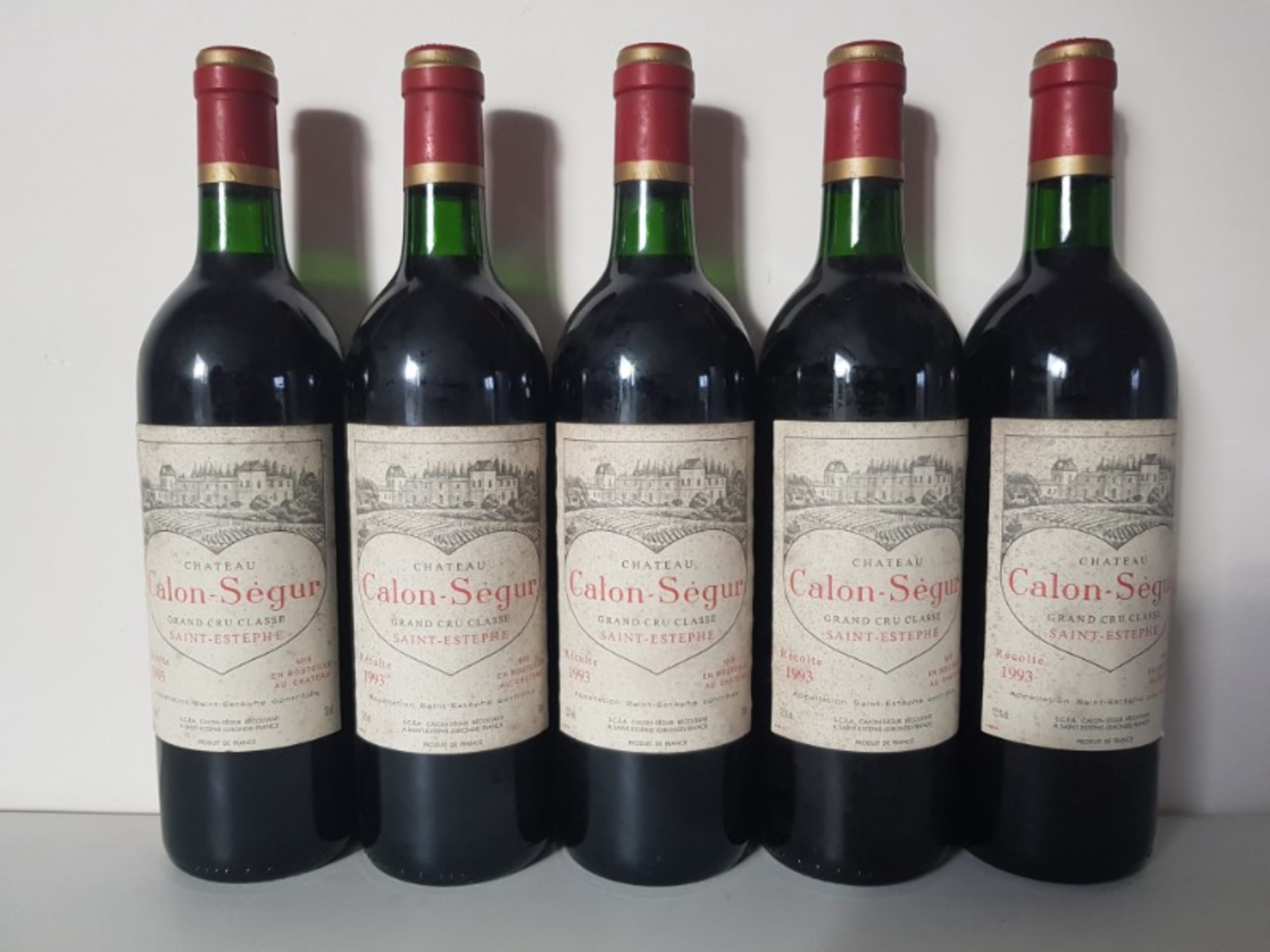 5 x Grand Cru Classé, Château Calon-Segur, Saint-Estèphe, 1993