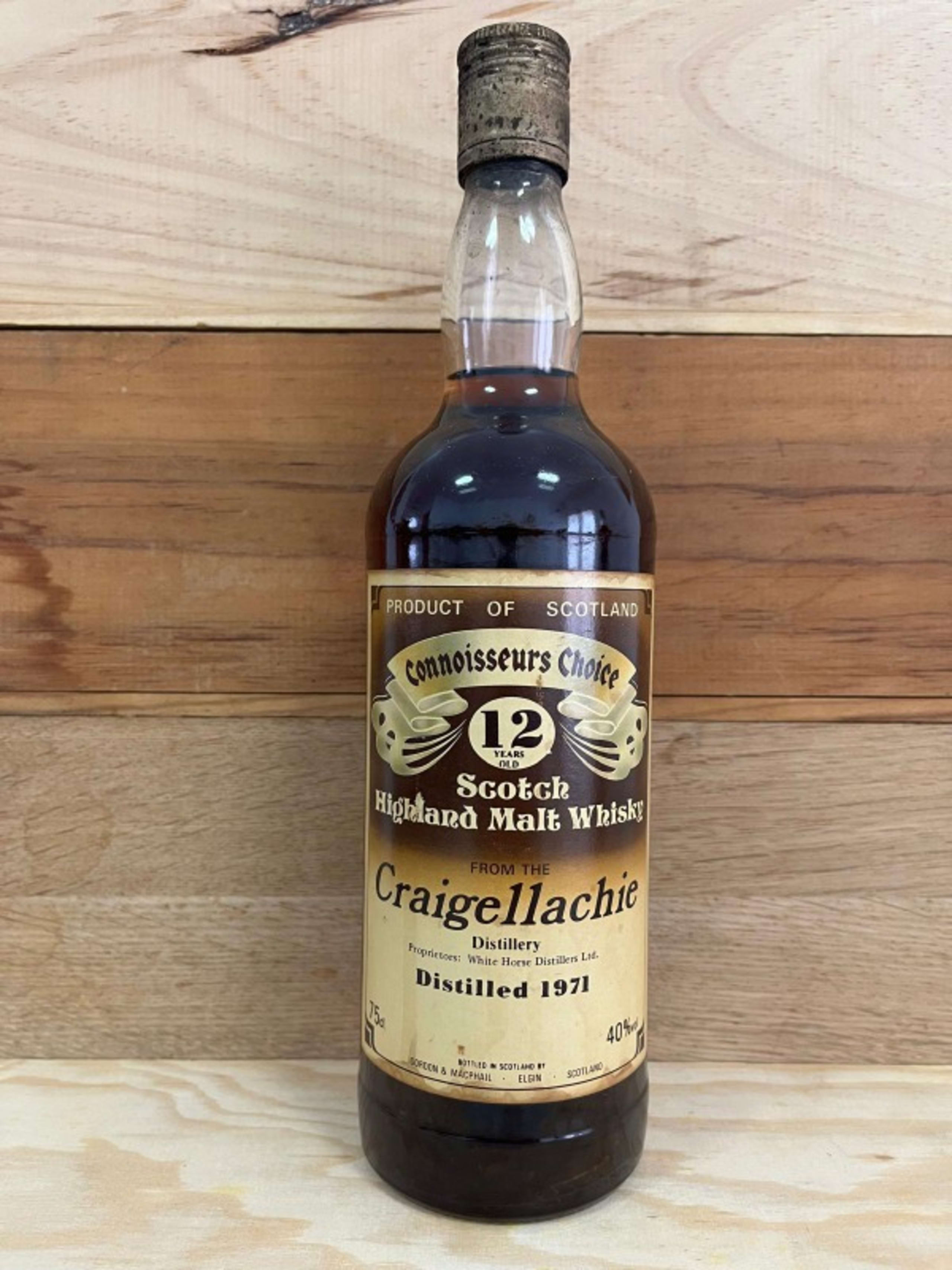 12 years old - Connoisseurs Choice, Craigellachie, Whisky, 1971