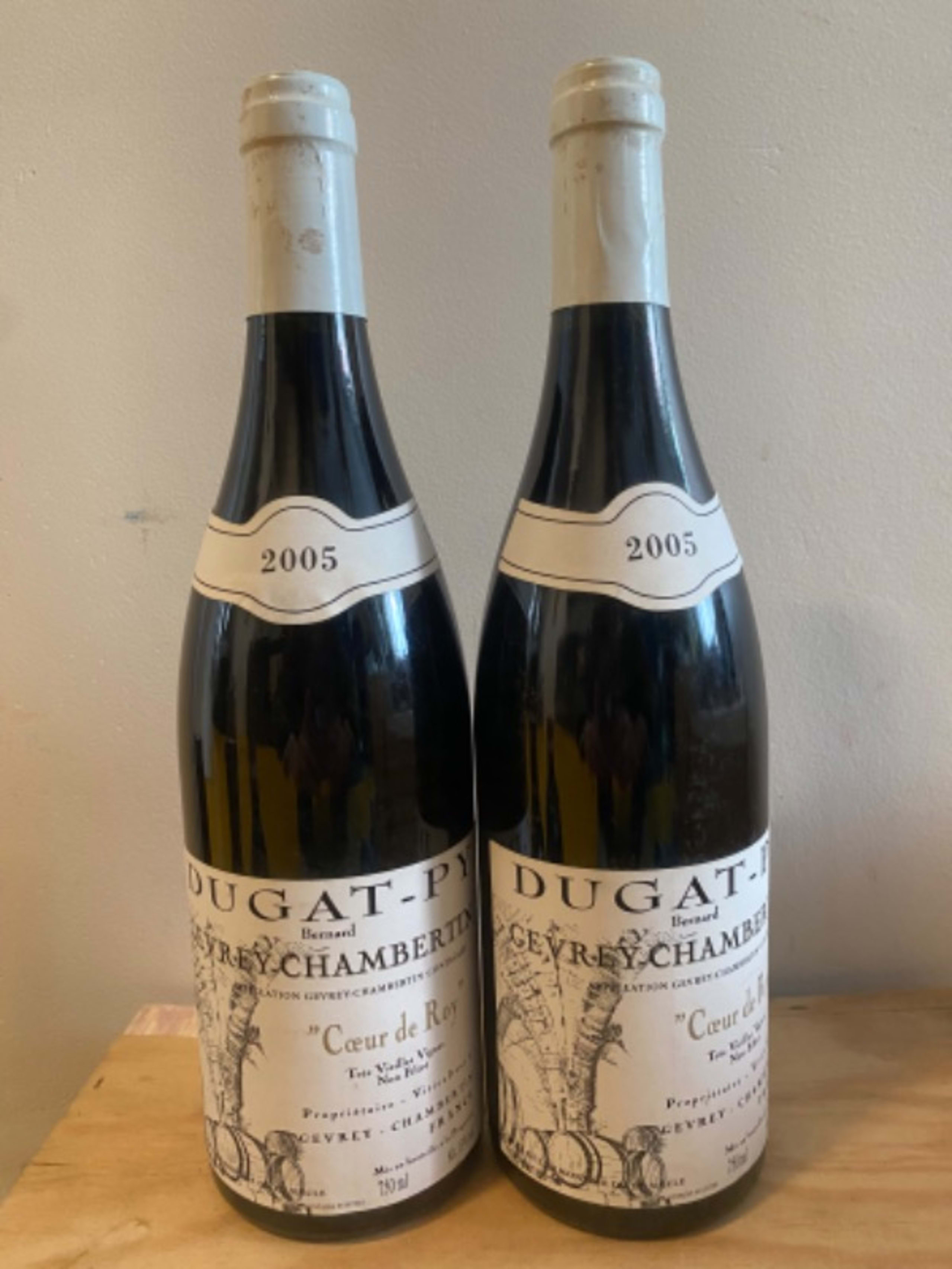 2 x Gevrey-Chambertin, Cœur de Roy très vieilles vignes, Dugat-Py, 2005
