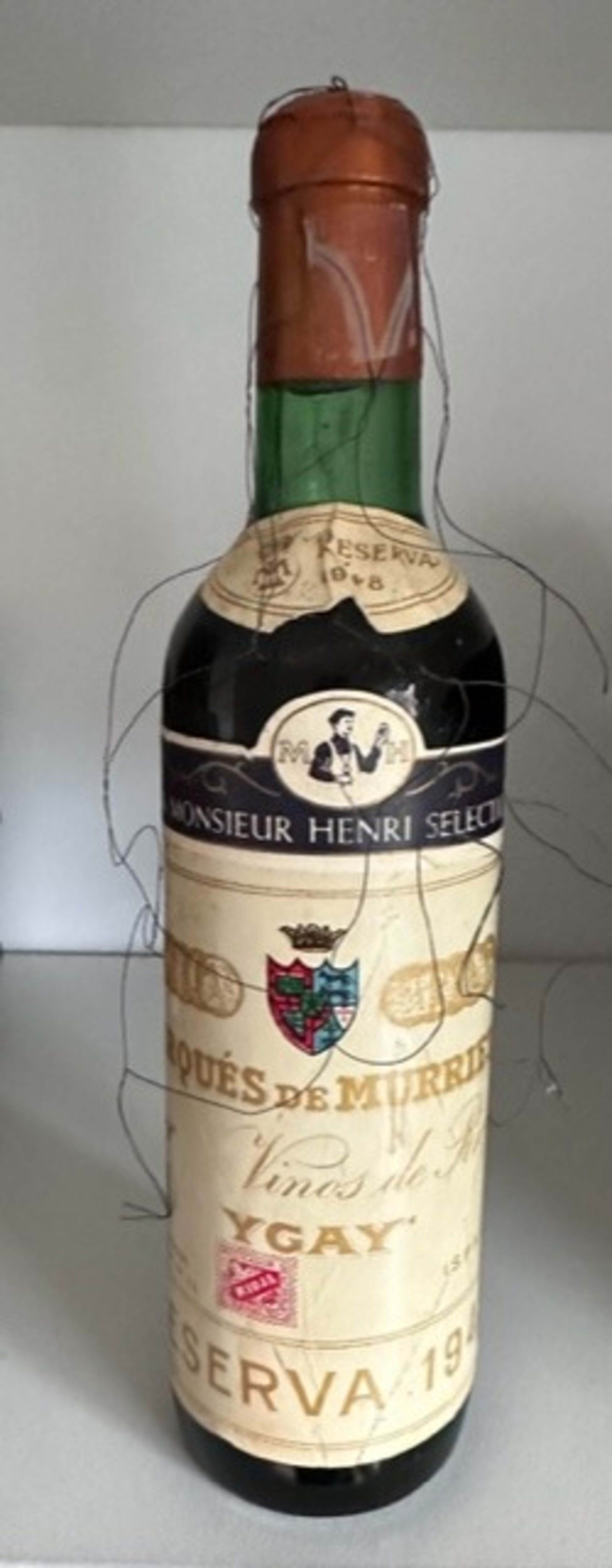 Marqués de MURRIETA, VINOS DE RIOJA, Rioja, 1948