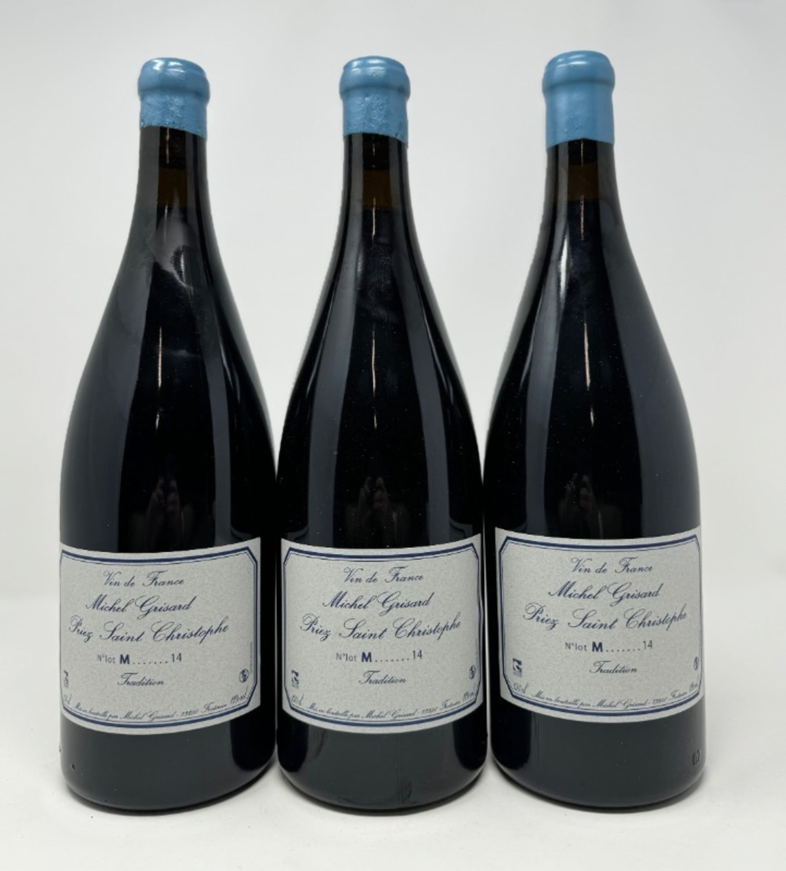 3 x Vin de France Tradition, Priez Saint Christophe, Michel GRISARD, 2014 (Magnum)