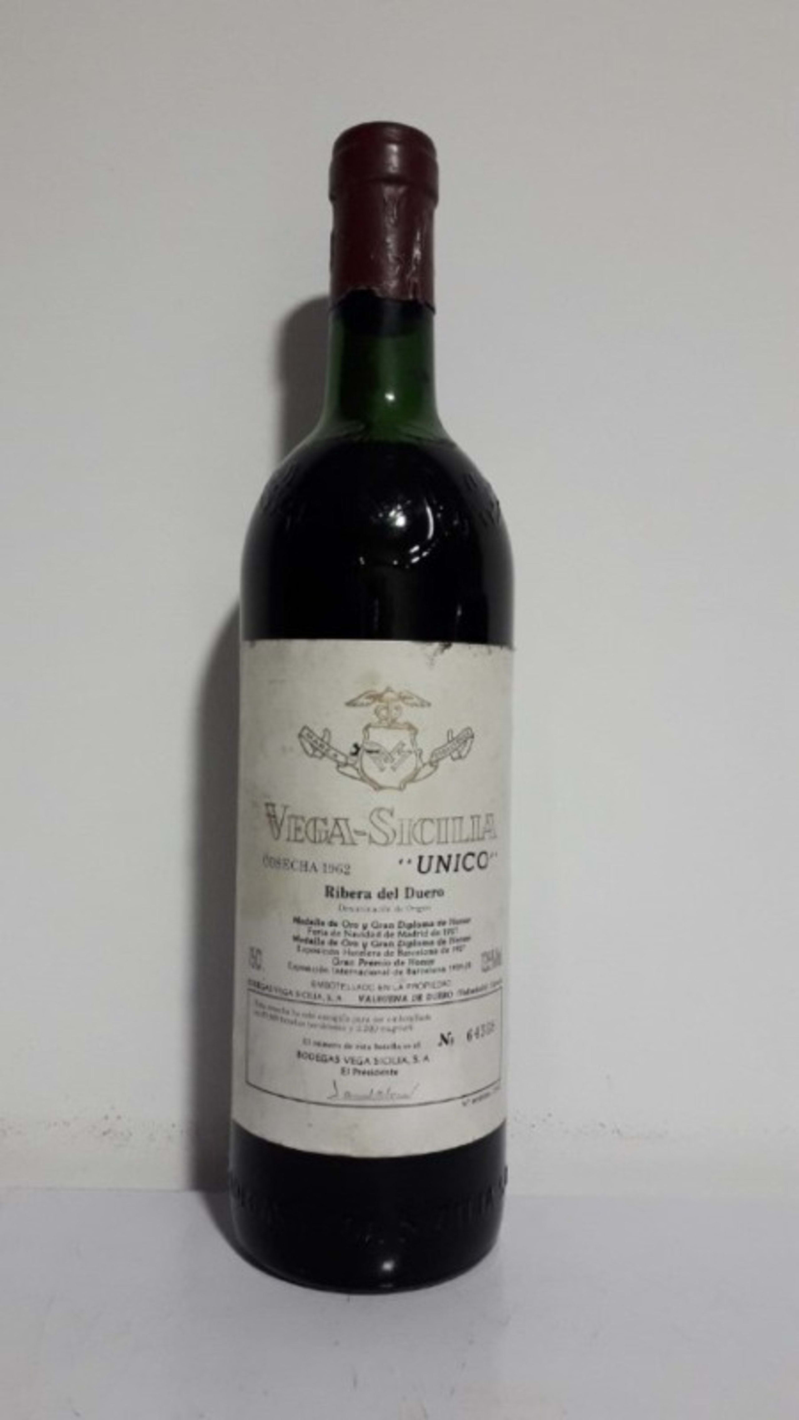 Gran Reserva, Vega Sicilia Unico, Ribera del Duero, 1962