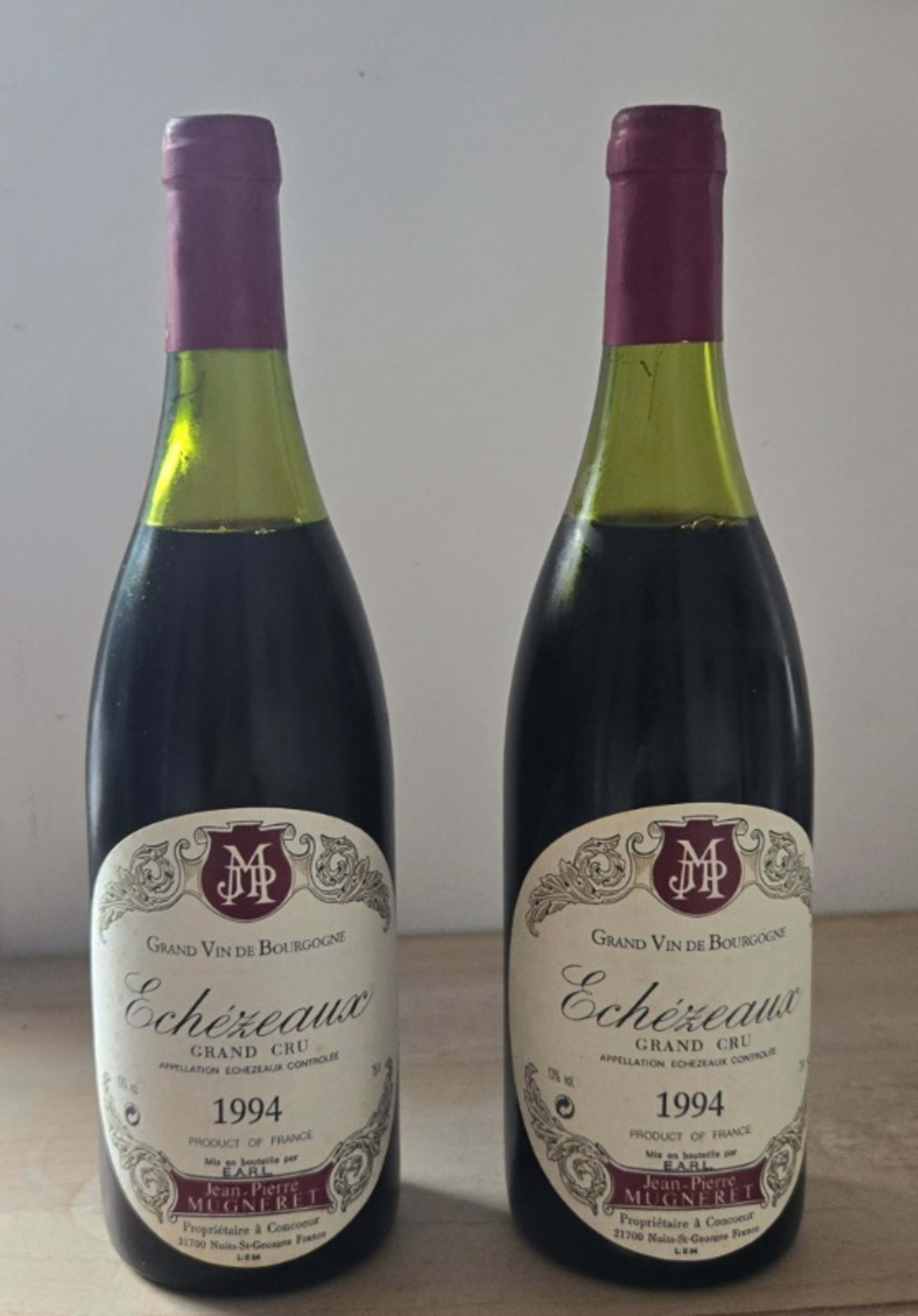 2 x Echézeaux, Grand cru, Jean-Pierre Mugneret, 1994