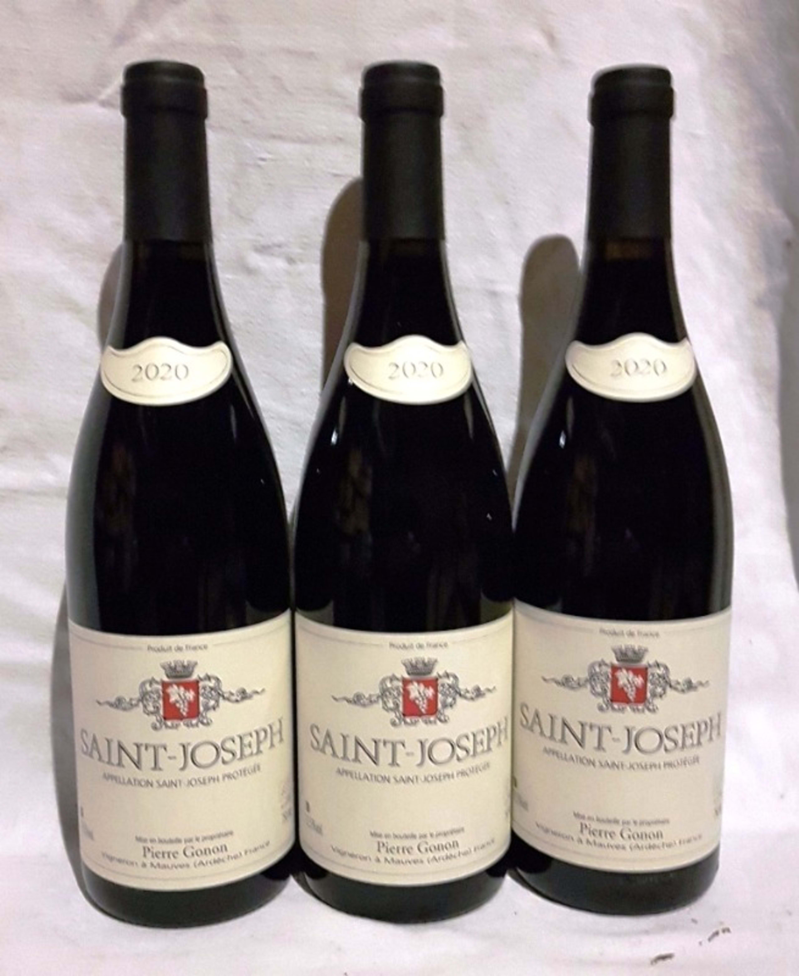 3 x Saint-Joseph, Domaine Pierre Gonon, 2020