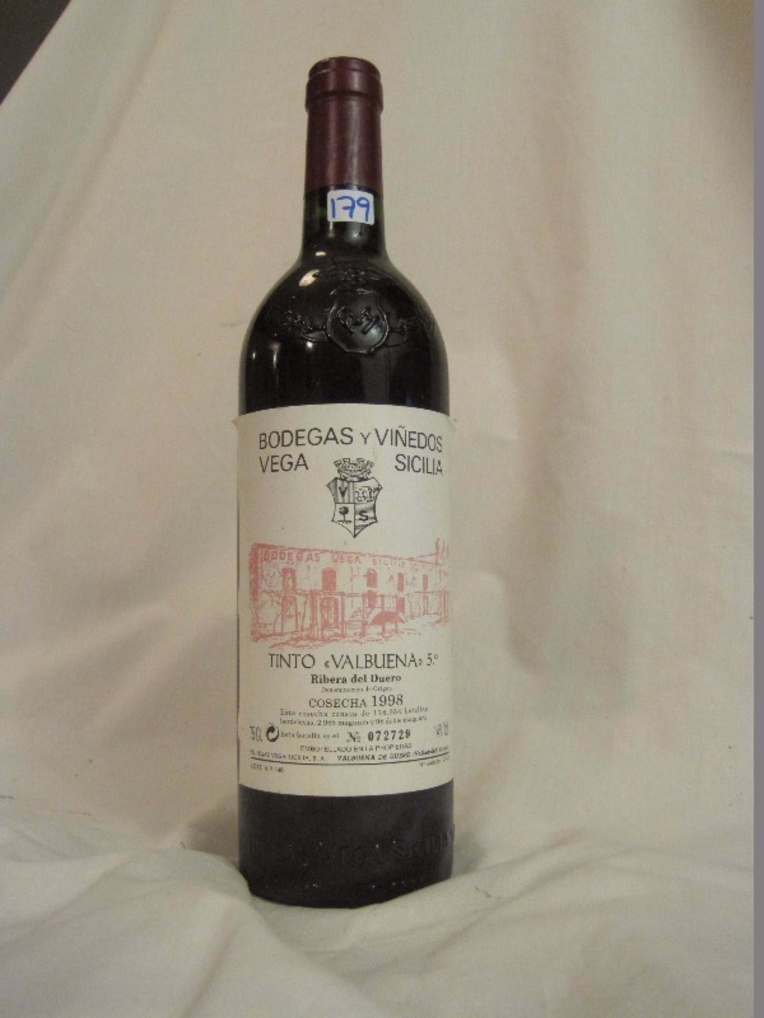 Tinto Valbueno 5°, Vega Sicilia, 1998