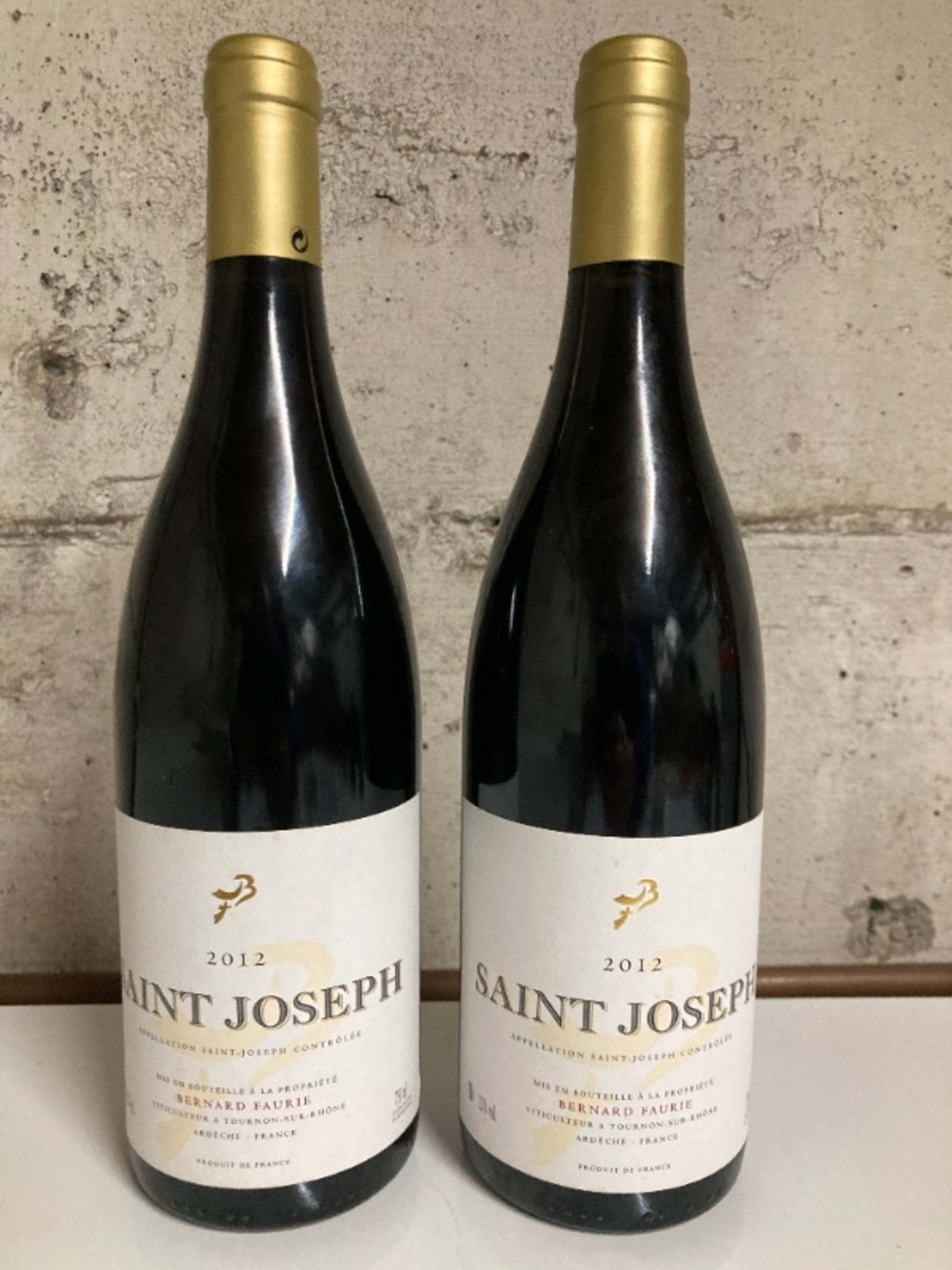 2 x Saint-Joseph, Vieilles Vignes, Bernard Faurie, 2012