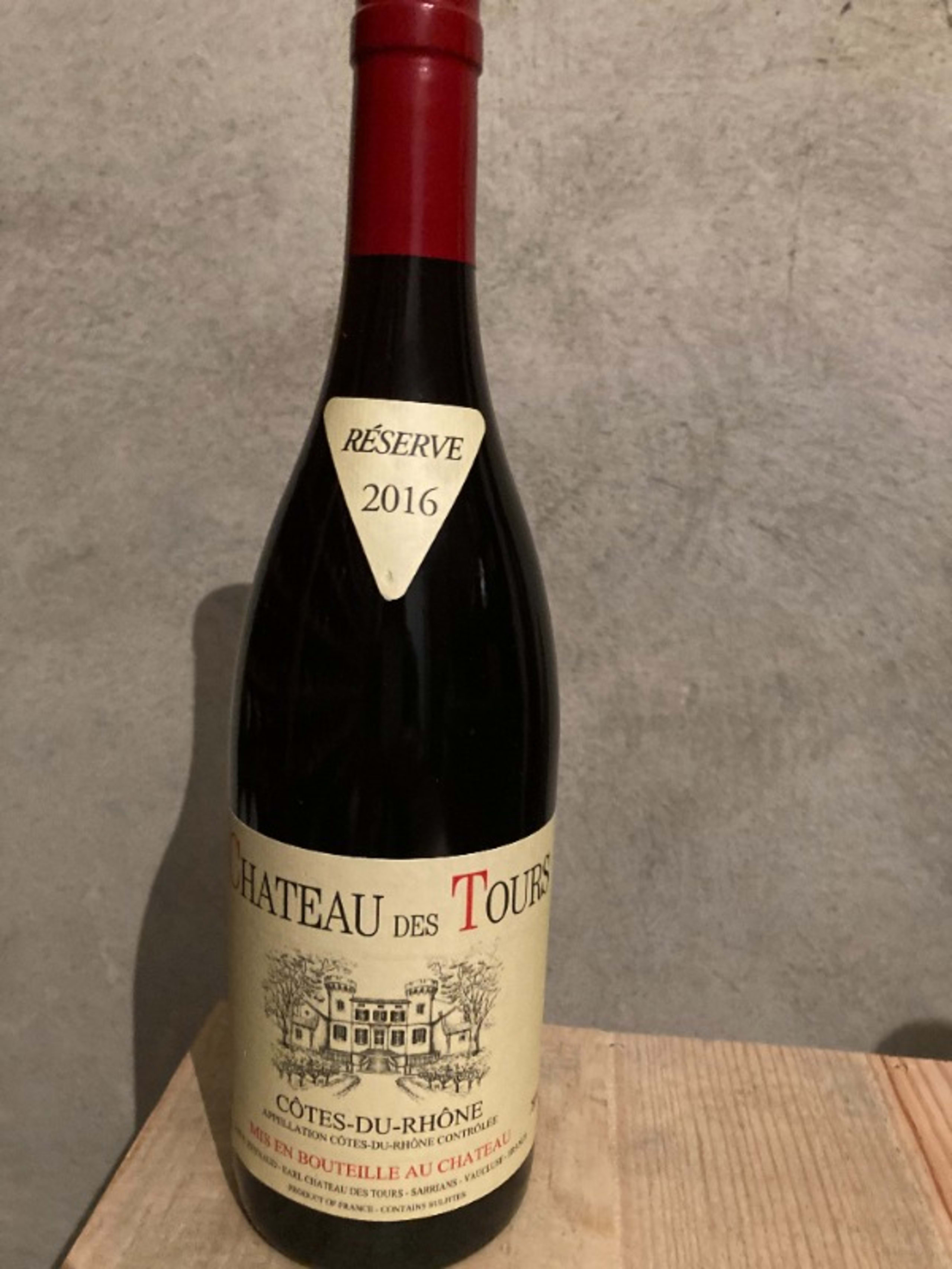 Côtes-du-Rhône, Réserve, Château des Tours, 2016