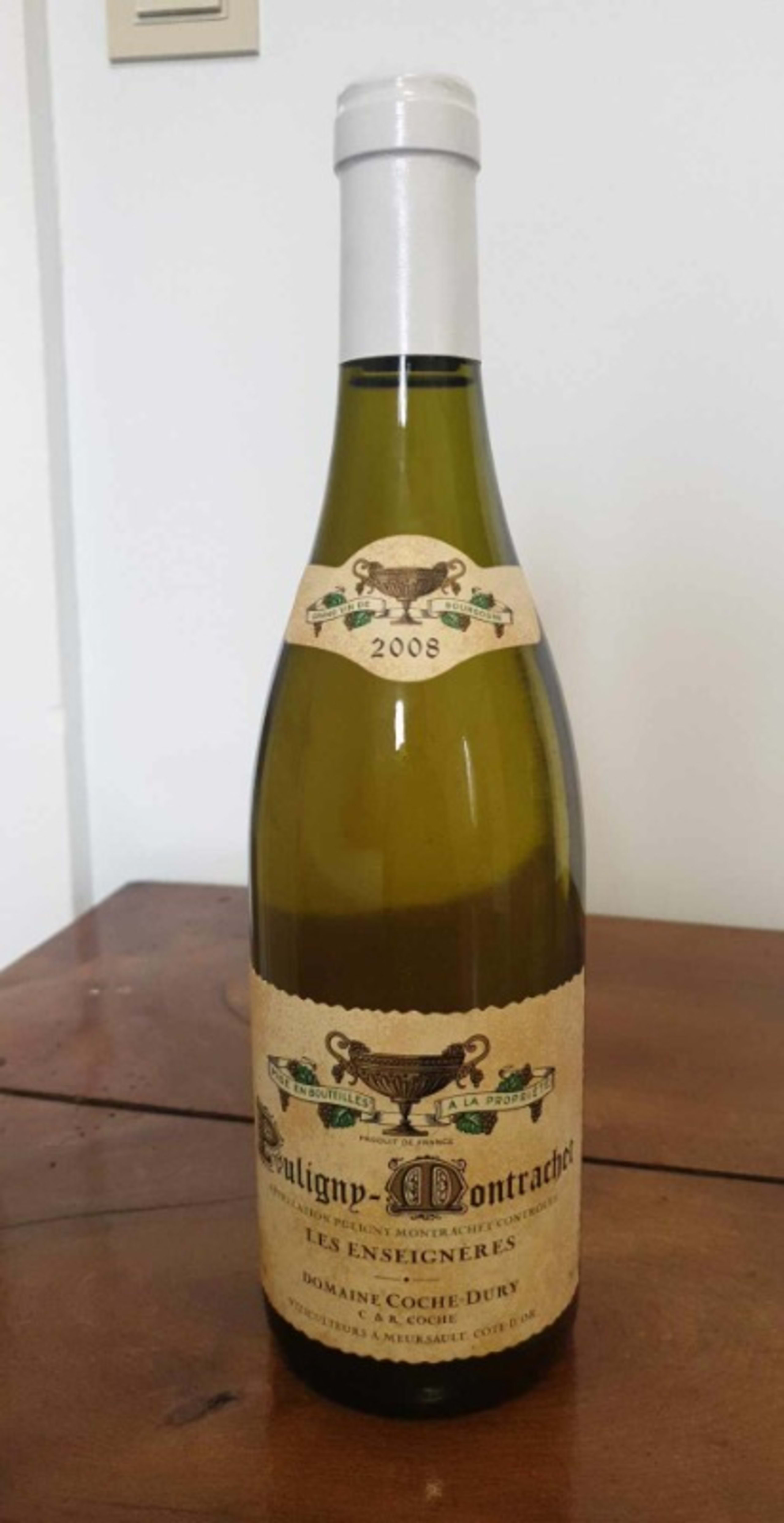 Puligny-Montrachet, Les Enseignères, Domaine J.F. Coche-Dury, 2008