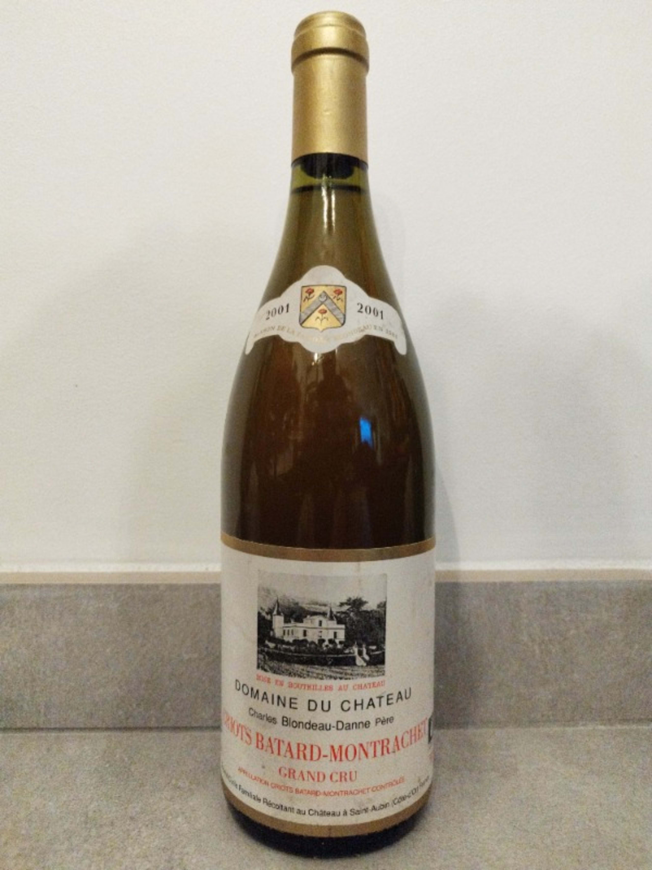 Criots-Bâtard-Montrachet, Grand Cru, Domaine du Château, 2001